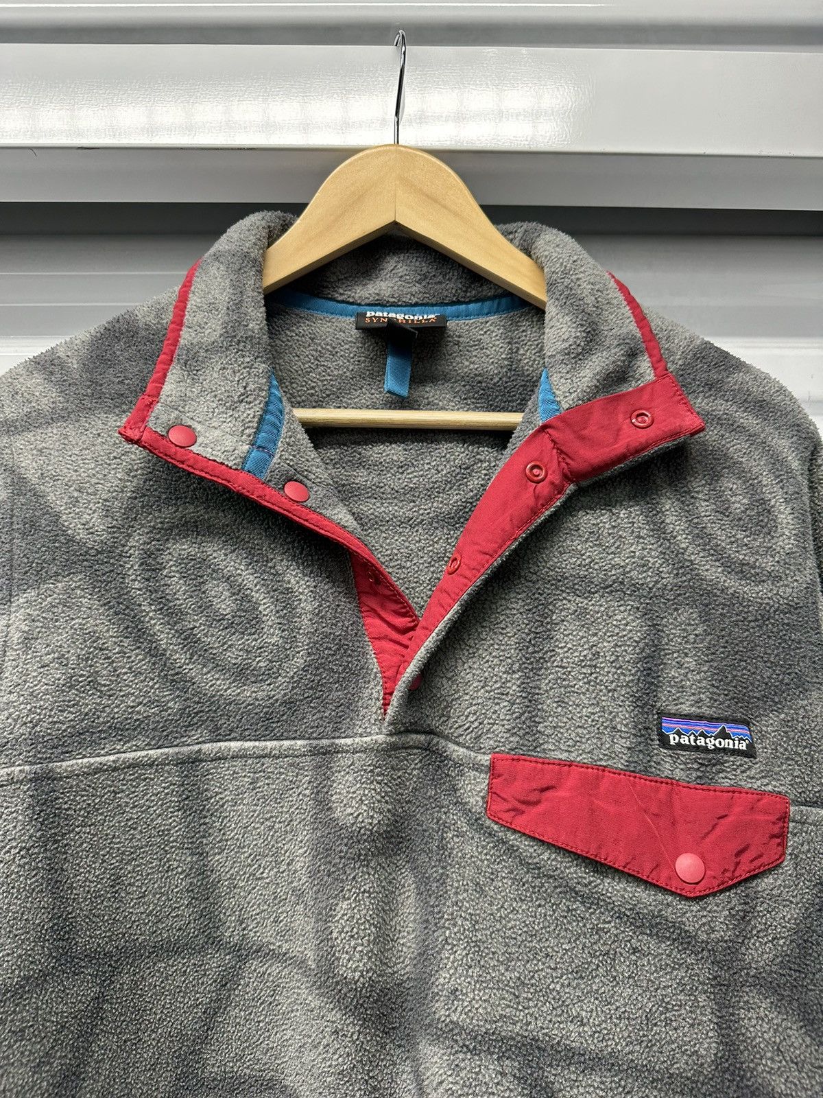 Patagonia × Vintage Vintage Patagonia “Stone” Synchilla Fleece Size US M / EU 48-50 / 2 - 3 Thumbnail
