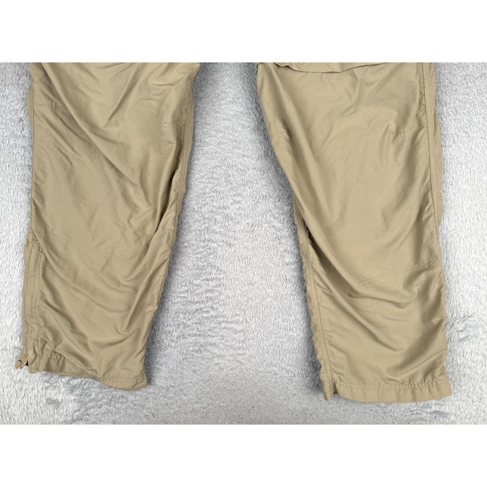 Vintage Alpine Design Pants Mens 36x32 Beige Convertible Cargo Hiking Outdoor Ankle Zip Size US 36 / EU 52 - 2 Thumbnail