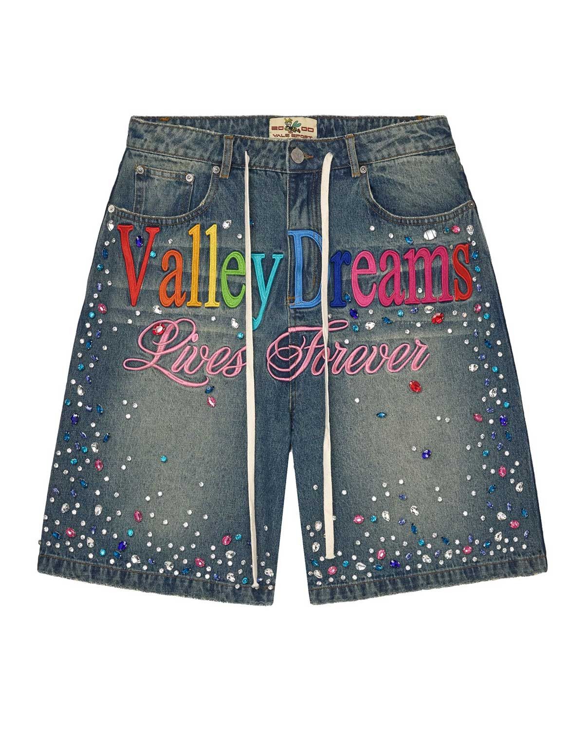 Vale Forever Ice Cream Jorts Blue Size US 34 / EU 50 - 1 Thumbnail