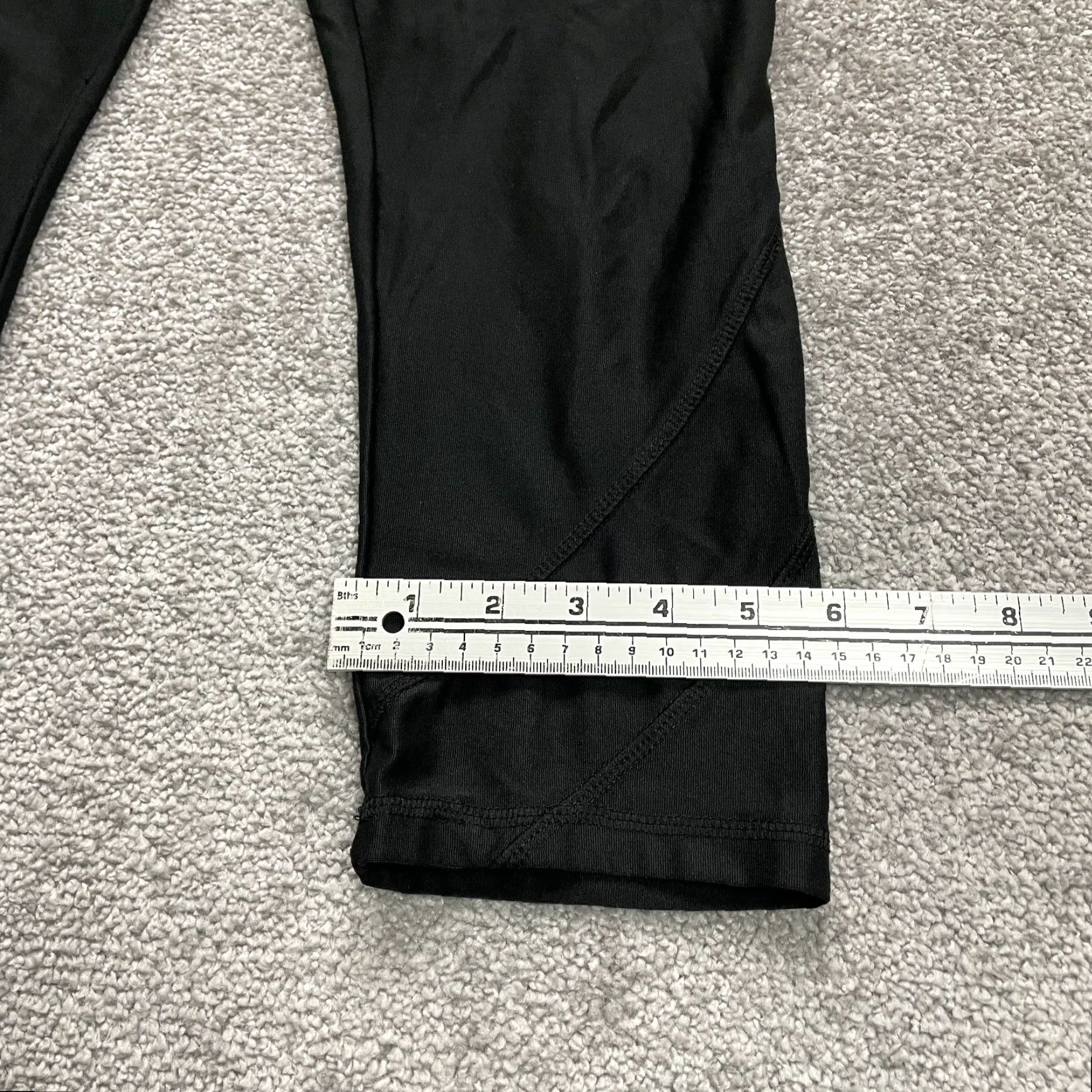 Avia Avia Leggings Womens Small Black Cropped Athletic Yoga Active 27x20 Size 28" / US 6 / IT 42 - 4 Thumbnail