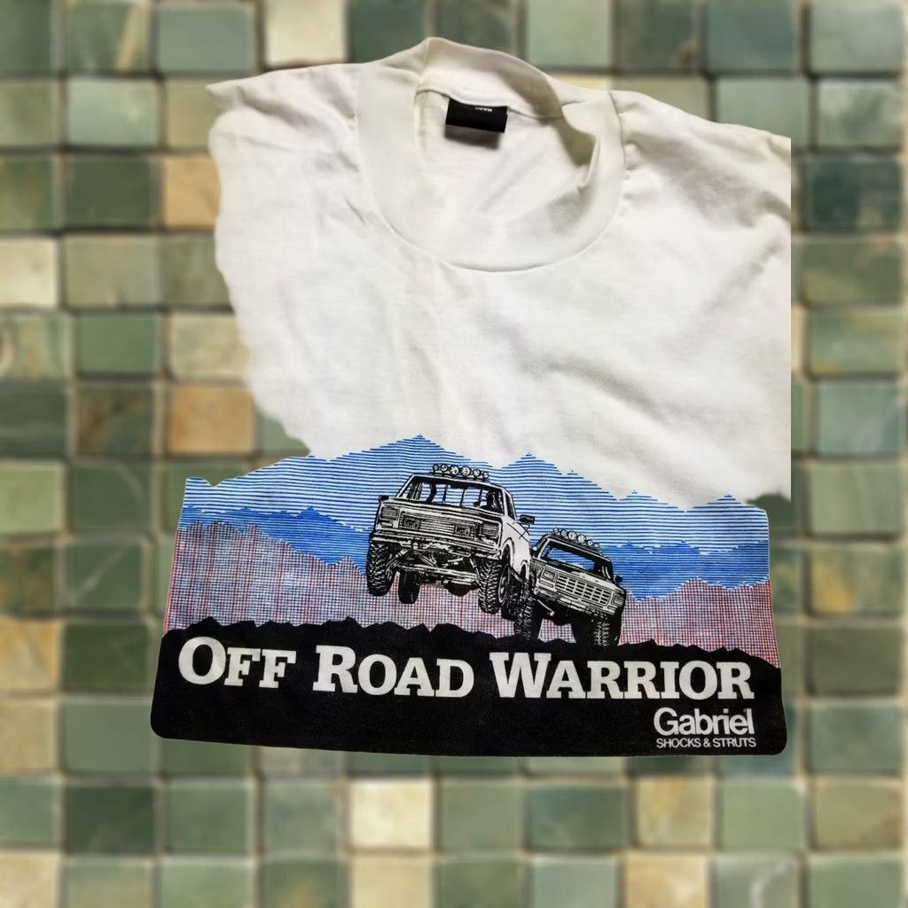 Vintage VINTAGE Screen Stars Jeep Shirt XL Graphic Tee Short Sleeve 100% Cotton Made USA OFF ROAD Size US XL / EU 56 / 4 - 1 Thumbnail