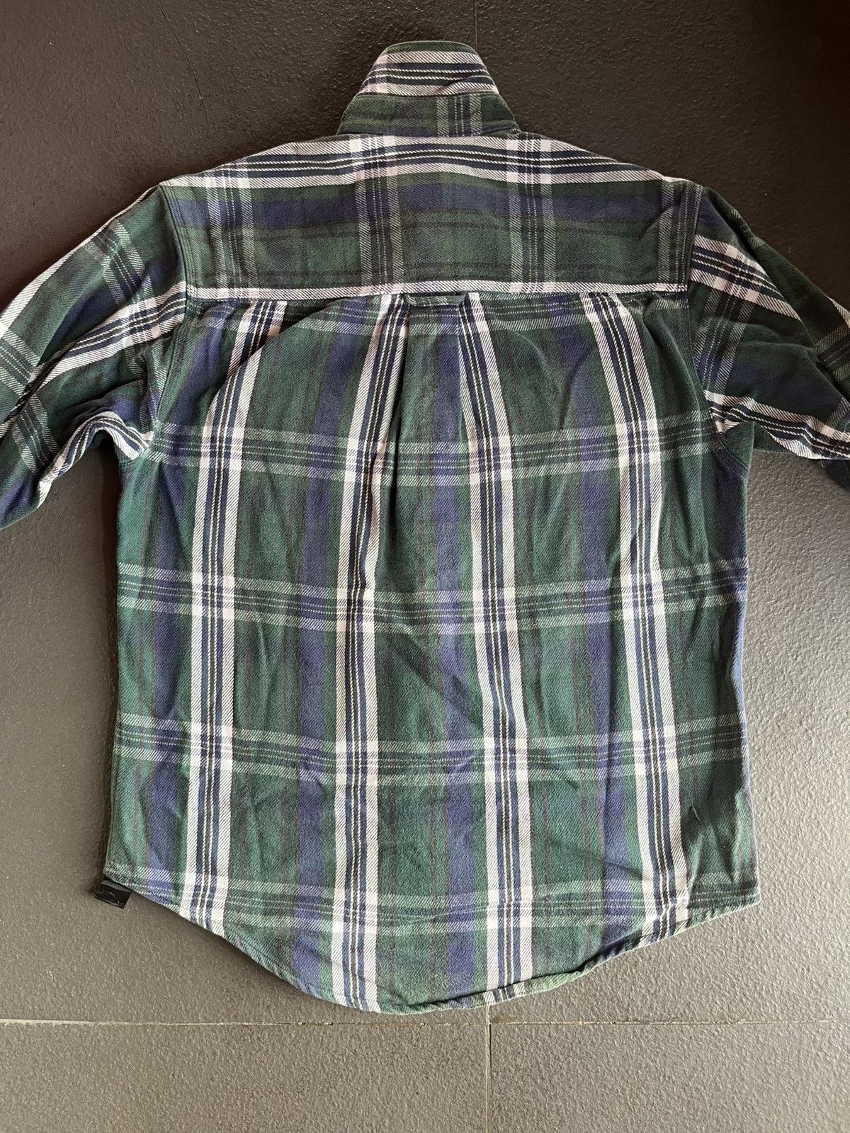 Vintage Vintage 80s Eddie Bauer Plaid Flannel Flap Pocket Lumberjack Size US L / EU 52-54 / 3 - 6 Thumbnail