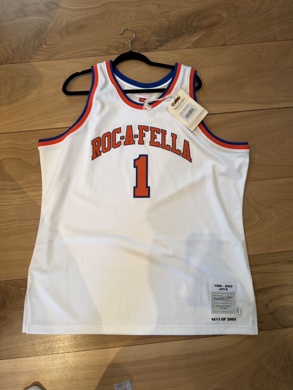 Mitchell & Ness Mitchell & Ness Roc-a-fella Jay Z Jersey Size US XXL / EU 58 / 5 - 1 Thumbnail