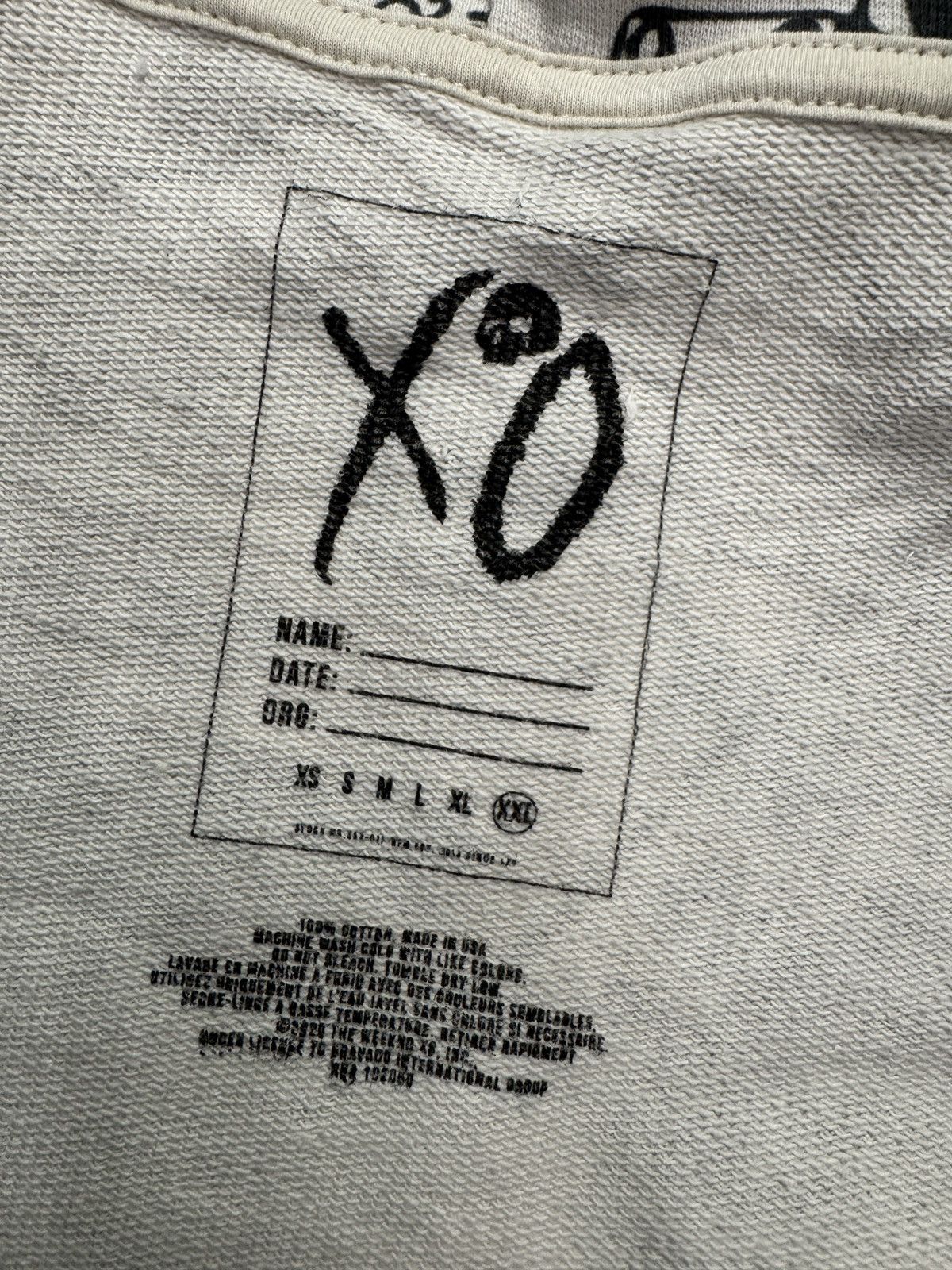 Rhude The Weeknd XO “After Hours” All-Over Print Hoodie – Size XXL Size US XXL / EU 58 / 5 - 6 Thumbnail