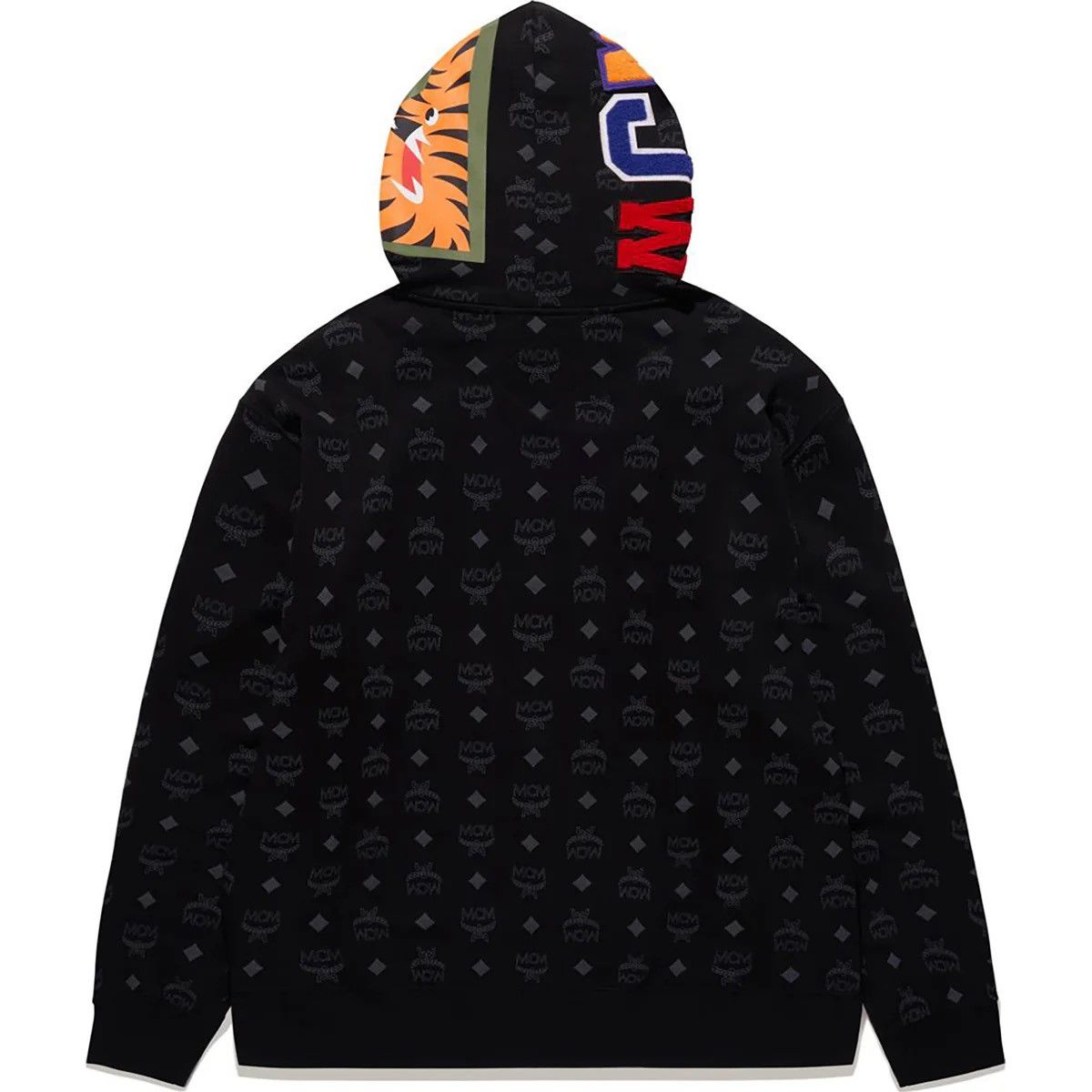 Bape × MCM BAPE x MCM Shark Pullover Hoodie Black Size US XL / EU 56 / 4 - 3 Thumbnail