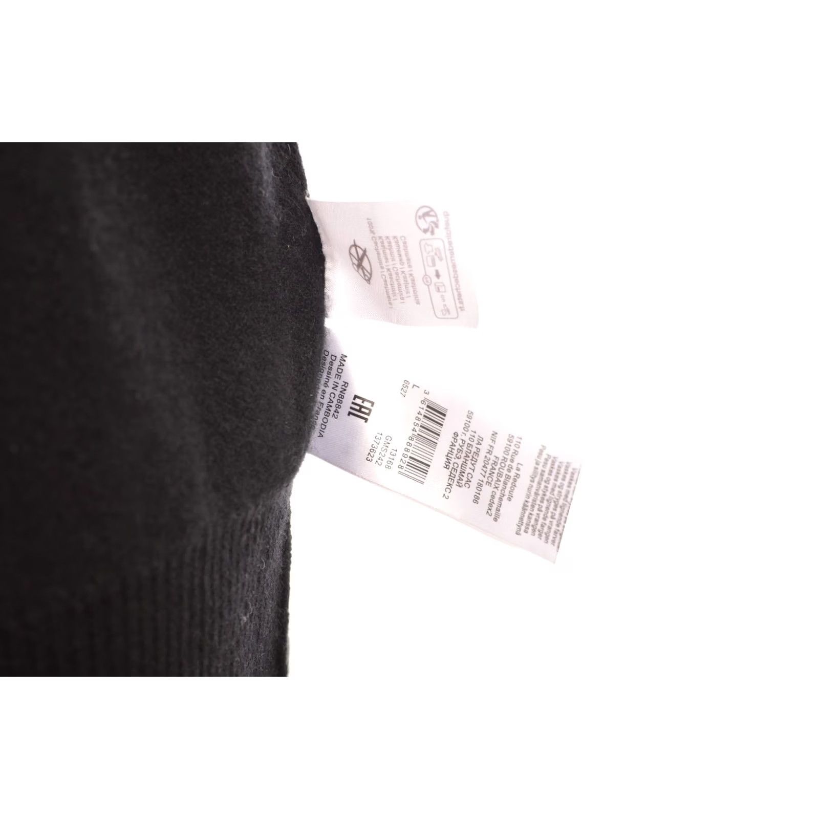 Vintage VINTAGE La Redoute Collections Cashmere Crew Neck Jumper Sweater GMS242 Size L Black Womens Pullover Knitwear 100% Cashmere Size L / US 10 / IT 46 - 7 Thumbnail