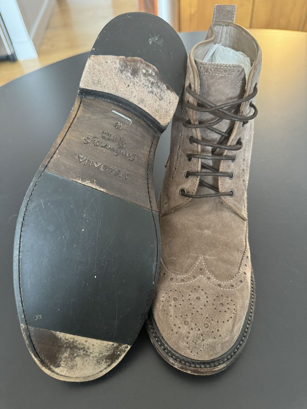 Aquatalia Aquatalia Weatherproof Suede Boot Size US 10 / EU 43 - 7 Thumbnail