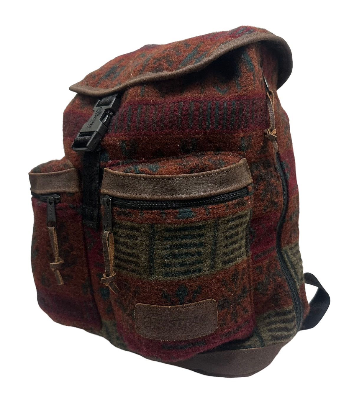 Eastpak Vintage Eastpak Southwestern Native Navajo Wool Backpack Size ONE SIZE - 3 Thumbnail