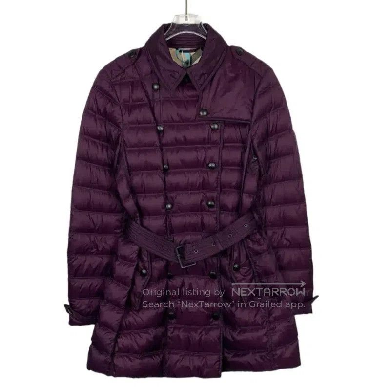 Burberry Burberry Women's Purple Down Jacket. Size M / US 6-8 / IT 42-44 - 1 Thumbnail