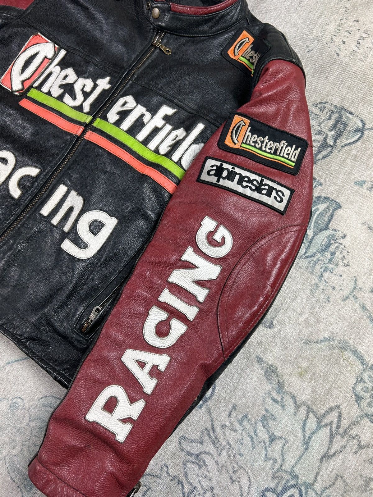 Other racing leather jacket Chesterfield Size US L / EU 52-54 / 3 - 2 Thumbnail