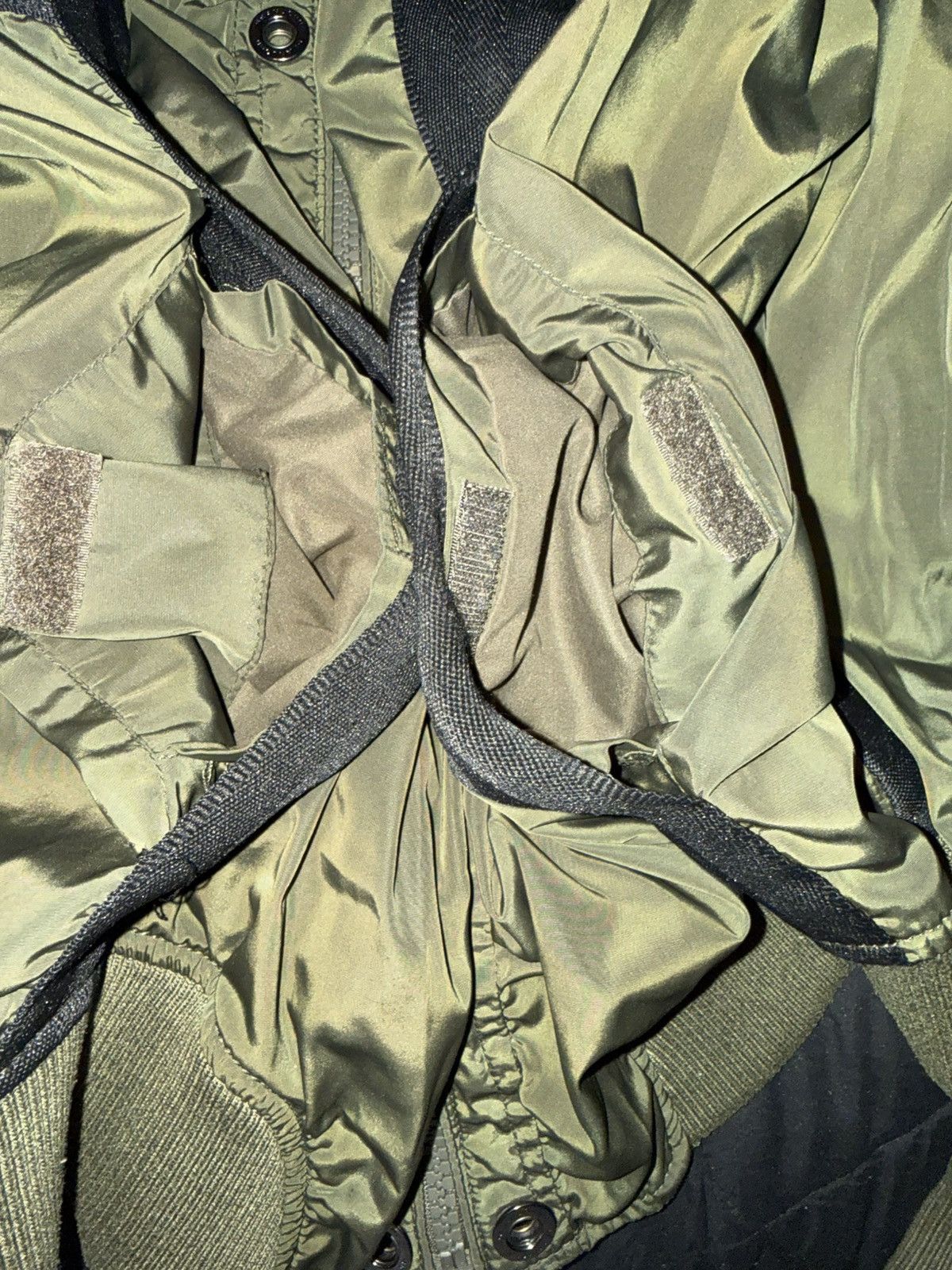 Sean John Sean John Olive Green Bomber parachute Jacket w/BlackStraps Size US XL / EU 56 / 4 - 10 Thumbnail