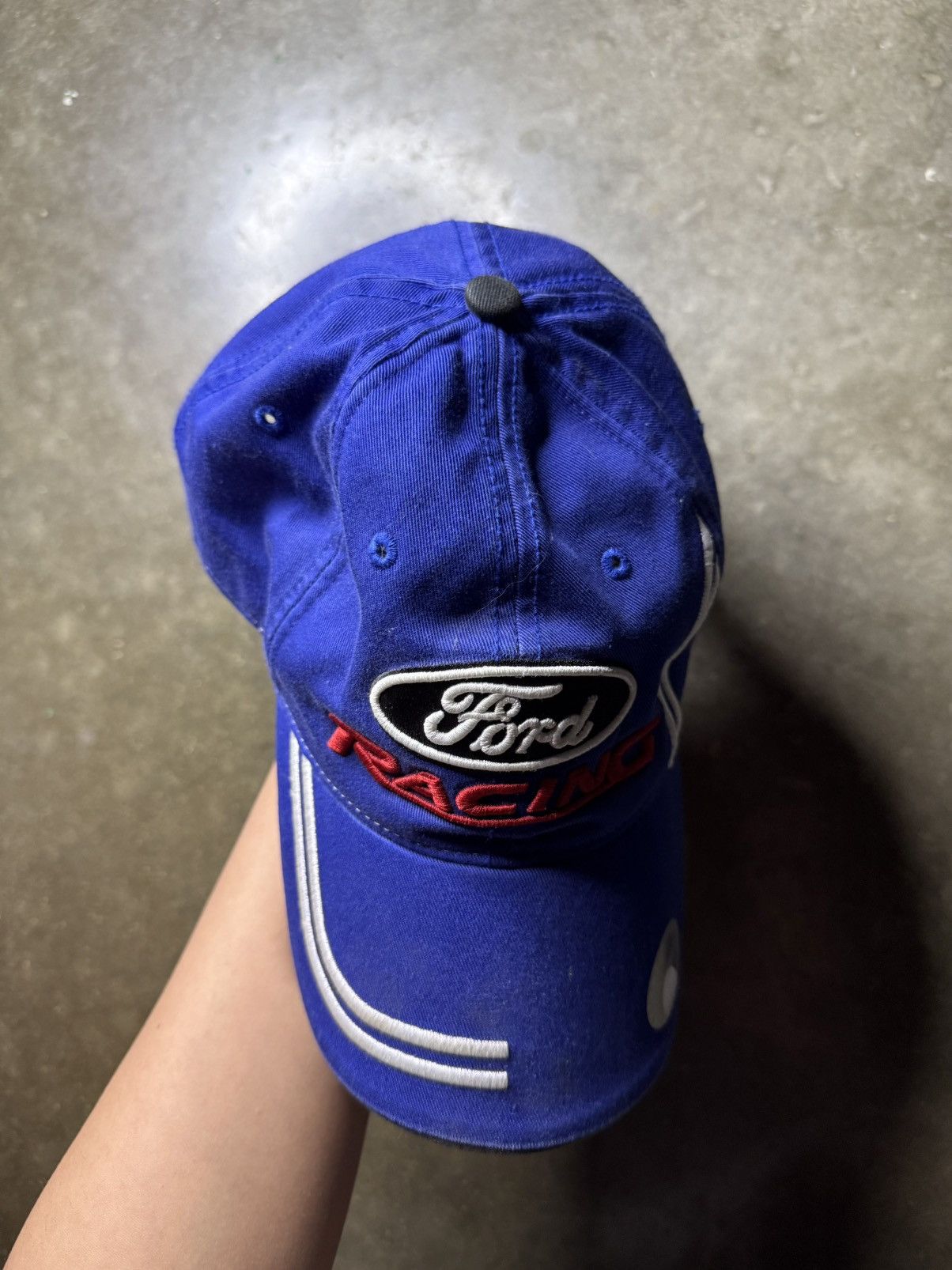 Ford × NASCAR Vintage 90s Ford Racing DP Racing NASCAR cap Size ONE SIZE - 4 Thumbnail