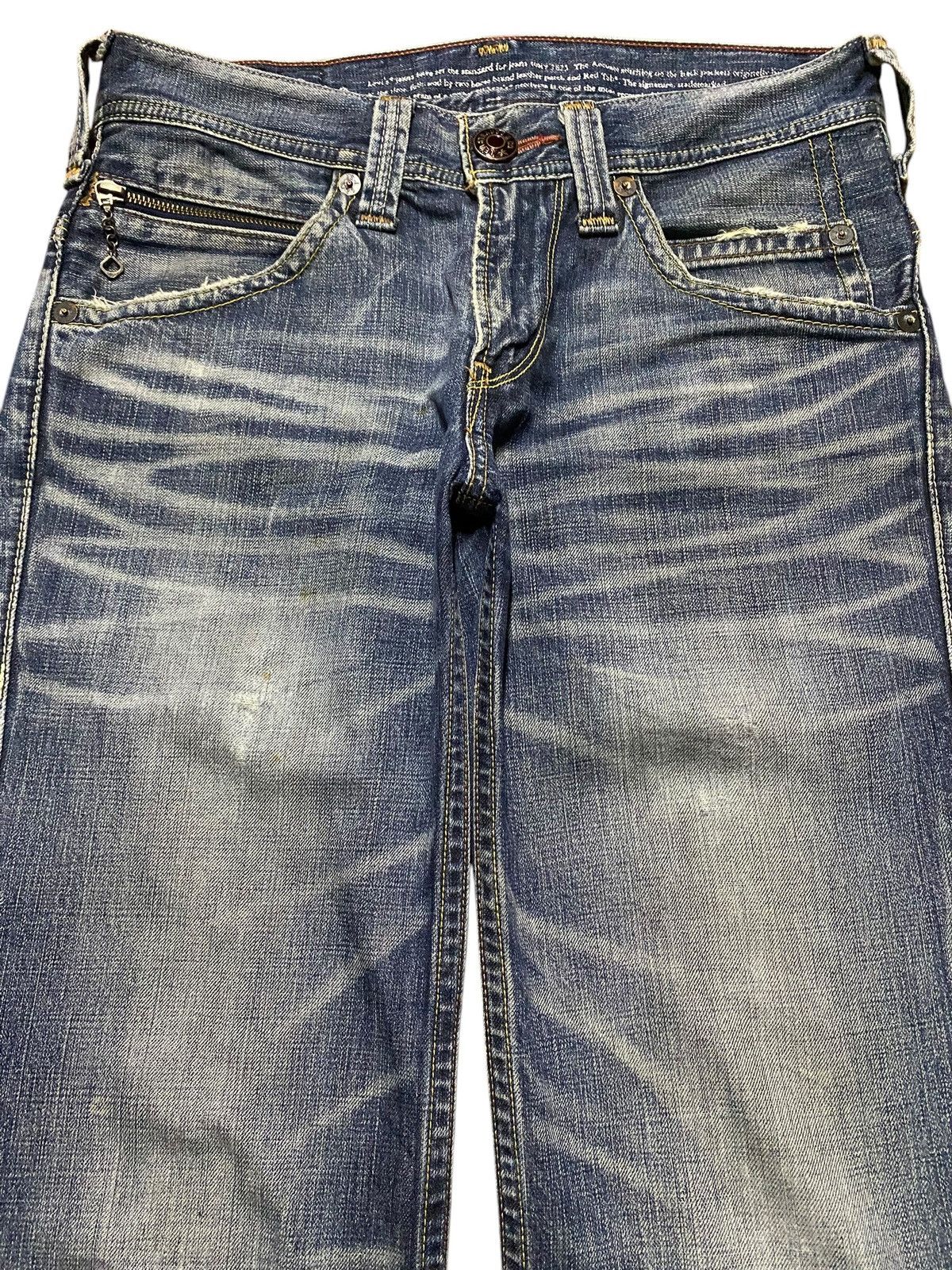 Levi's Vintage Clothing Vintage Levis 502 Faded Wash Distressed Loose Jeans Size US 31 - 3 Thumbnail