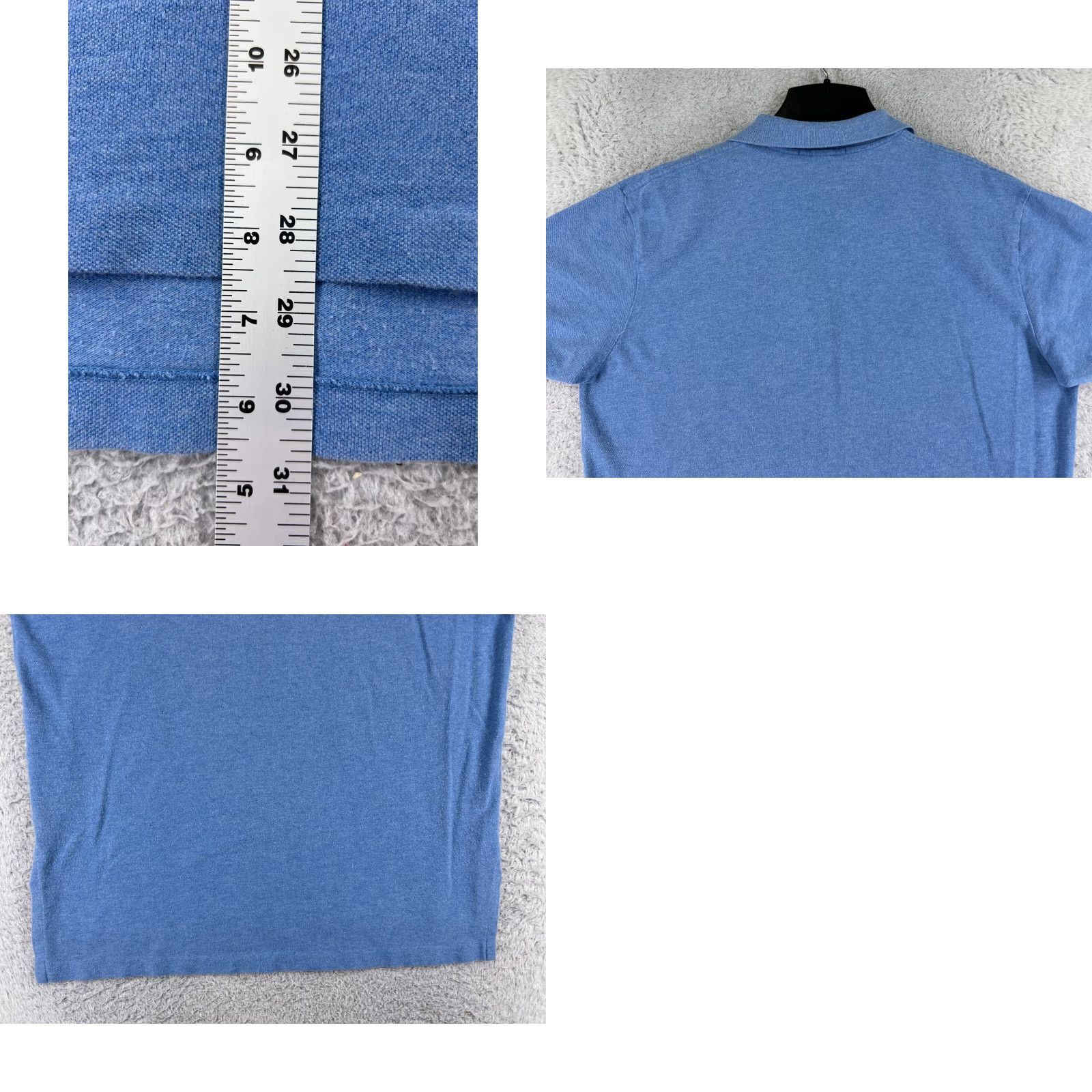 Ralph Lauren VINTAGE Ralph Lauren Shirt Polo Mens XL Blue 100% Cotton Knit Pilling Shirt Size US XL / EU 56 / 4 - 9 Thumbnail