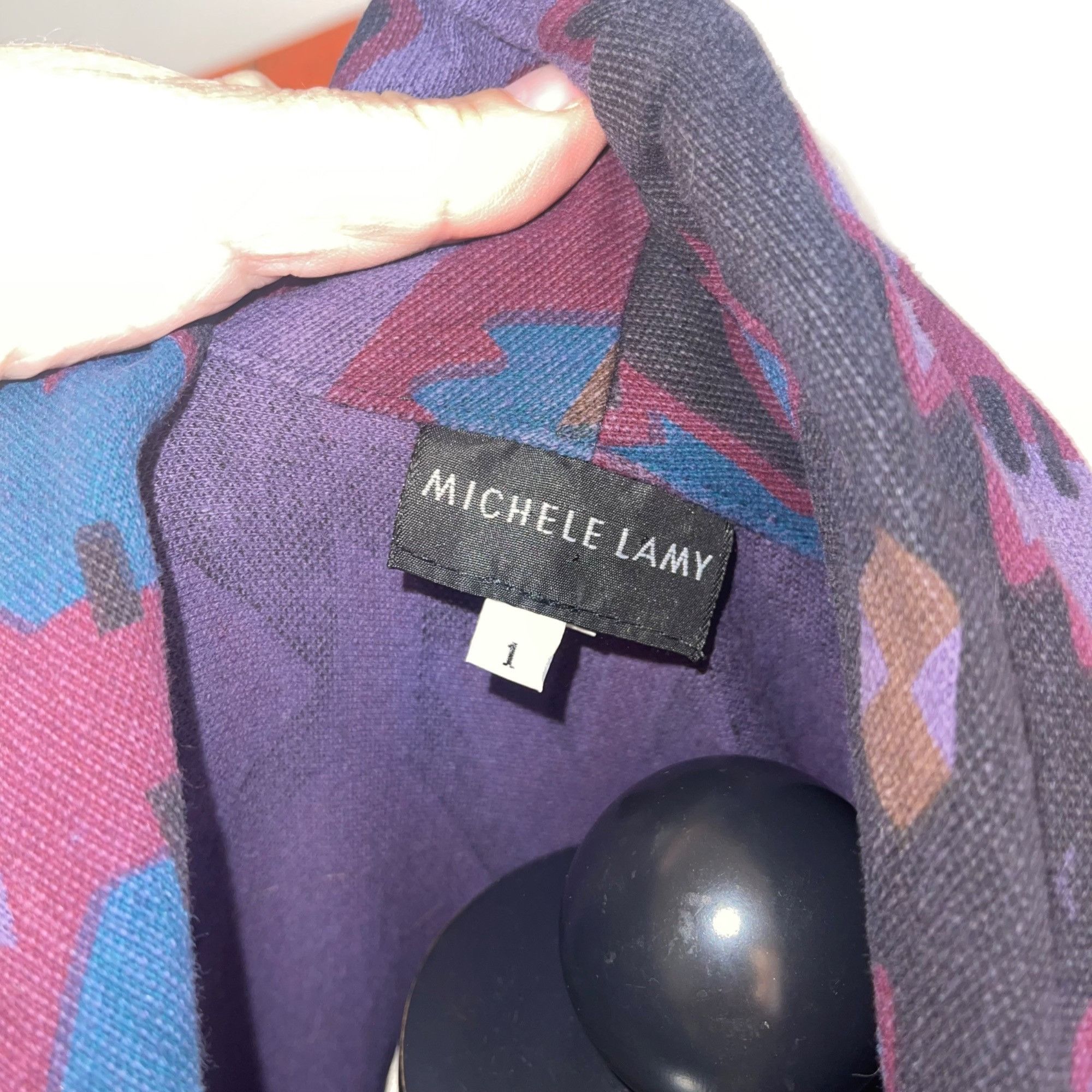 Vintage Michelle Lamy Vintage Womens Skirt And Jacket Set Size M / US 6-8 / IT 42-44 - 4 Thumbnail