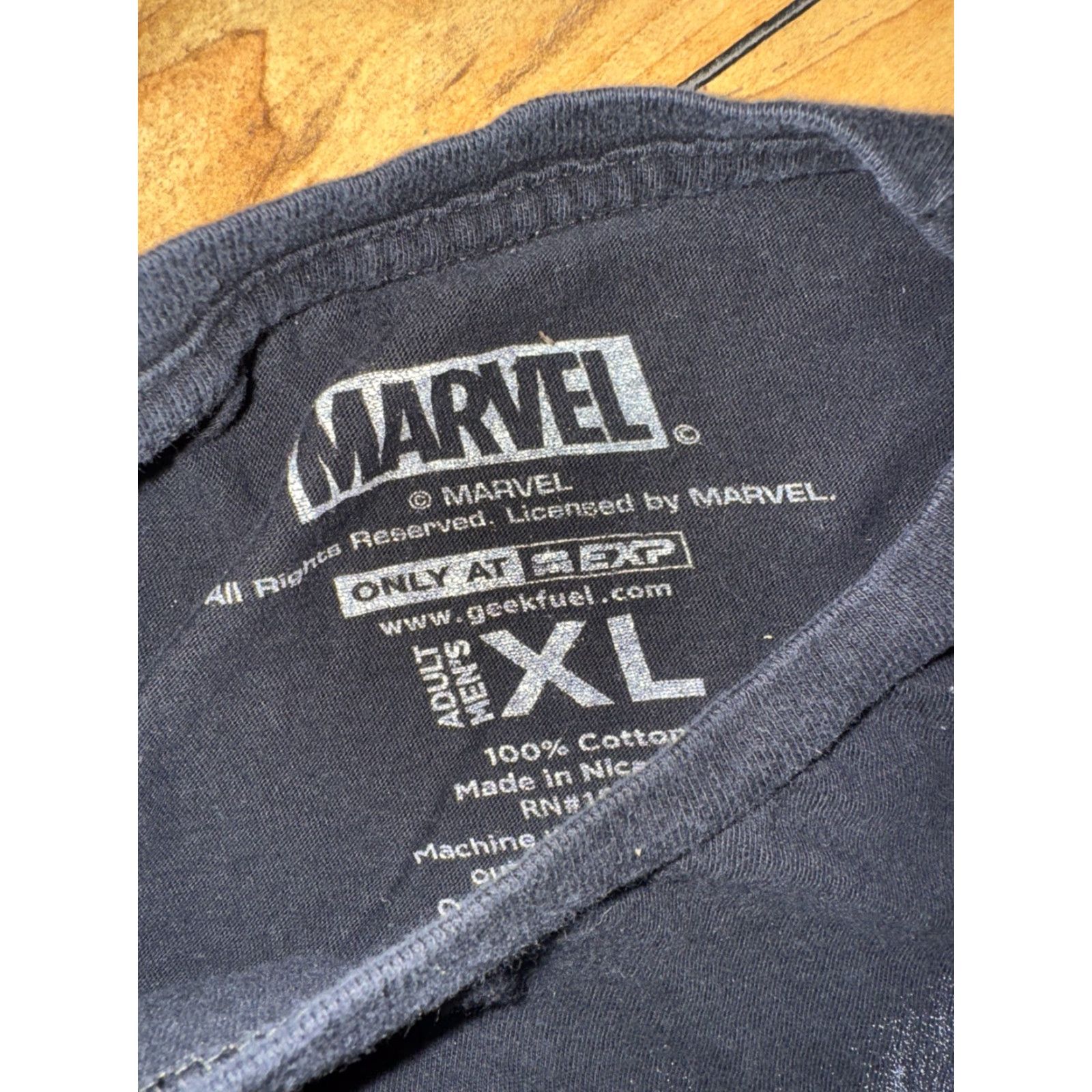 Vintage VINTAGE Marvel Wolverine Slash Graphic T-Shirt Black XL Mens X-Men 90s Wolf? Size US XL / EU 56 / 4 - 3 Thumbnail