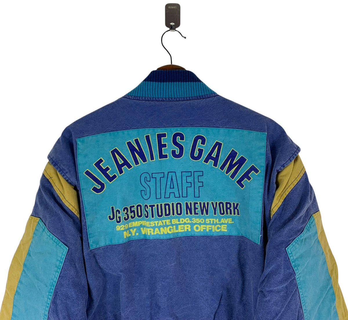 Vintage × Wrangler VINTAGE 350 STUDIO STAFF JEANIES GAMES STAFF BOMBER JACKET Size US L / EU 52-54 / 3 - 2 Thumbnail