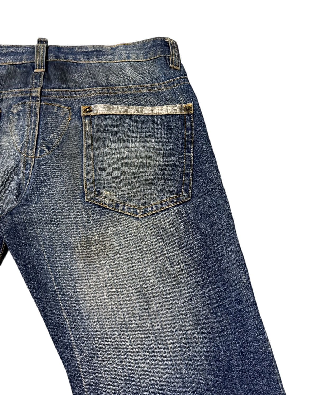 Dsquared2 Vintage Dsquared2 Distressed Flare W32 Denim Jeans Pants Size US 32 / EU 48 - 13 Thumbnail