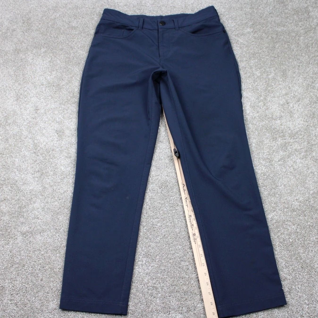 Panama Jack Panama Jack Pants Mens 32 Blue 5-Pocket Polyester Stretch Inseam 30" Chino, Regular Fit, Breathable, Casual, Travel, City, Preppy, Sports Size US 32 / EU 48 - 3 Thumbnail