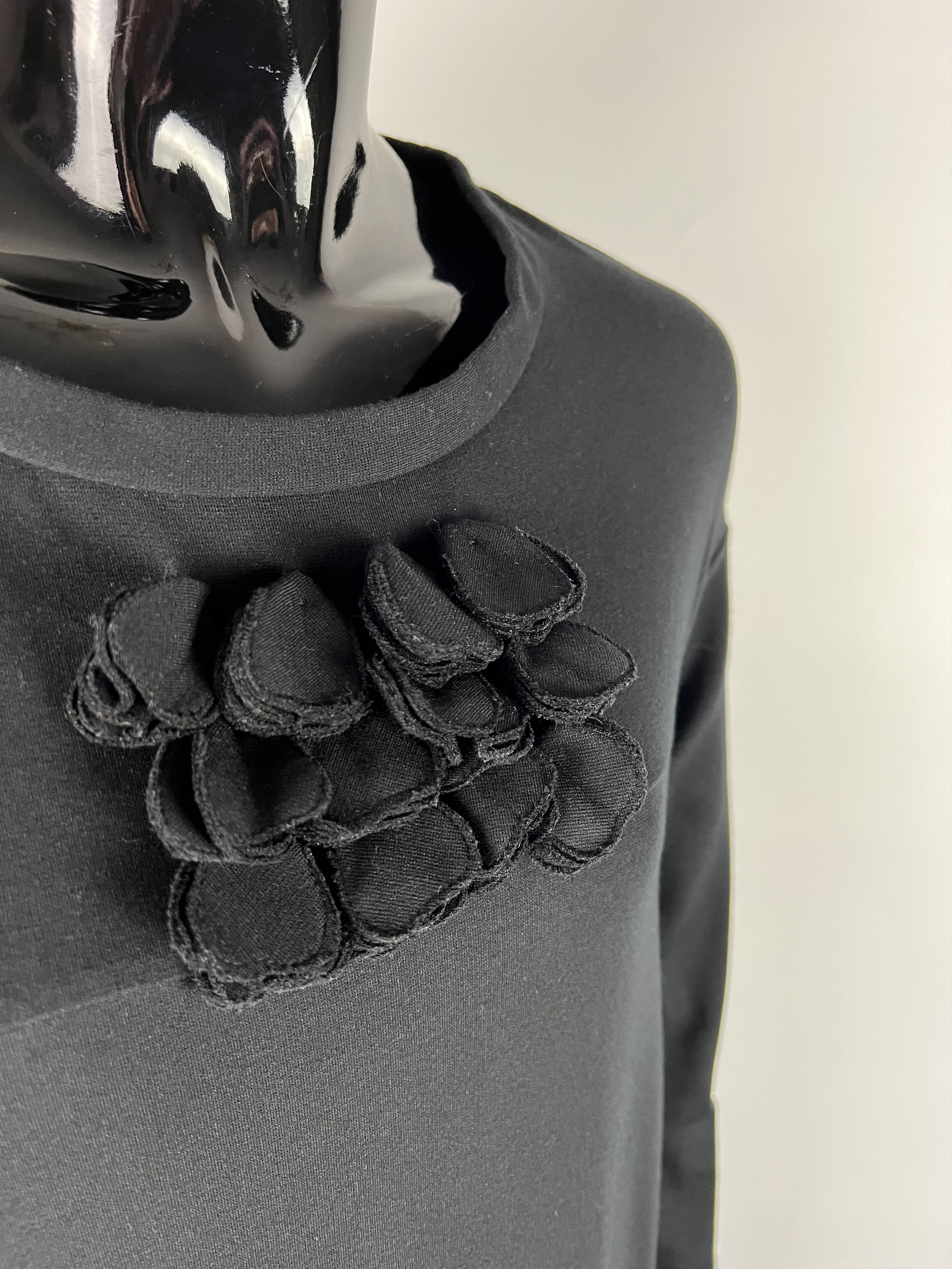 DOROTHEE SCHUMACHER Dorothee Schumacher Black Long Sleeve Knee Dress Size 3 Size L / US 10 / IT 46 - 7 Thumbnail