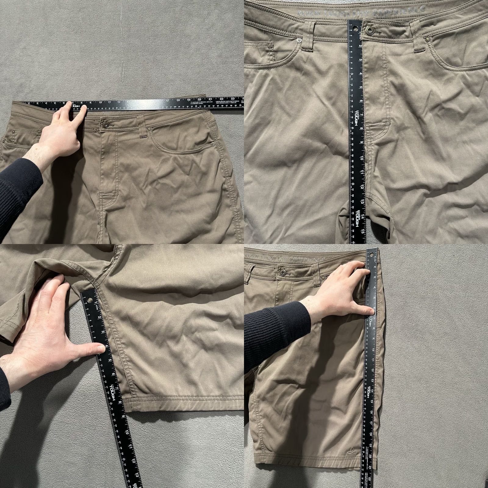 Prana prAna Brown Stretch Brion Shorts Mens 40x9 Hiking Cargo Fishing Travel Light GUC Size US 32 / EU 48 - 9 Thumbnail
