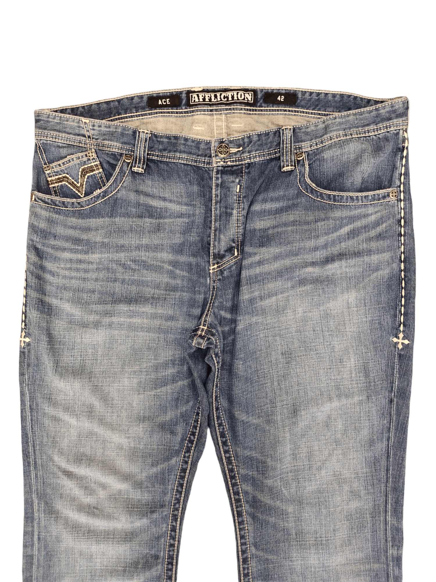 Affliction Affliction Ace Denim Jean Y2k Streetwear Affliction Style Size US 42 / EU 58 - 10 Thumbnail