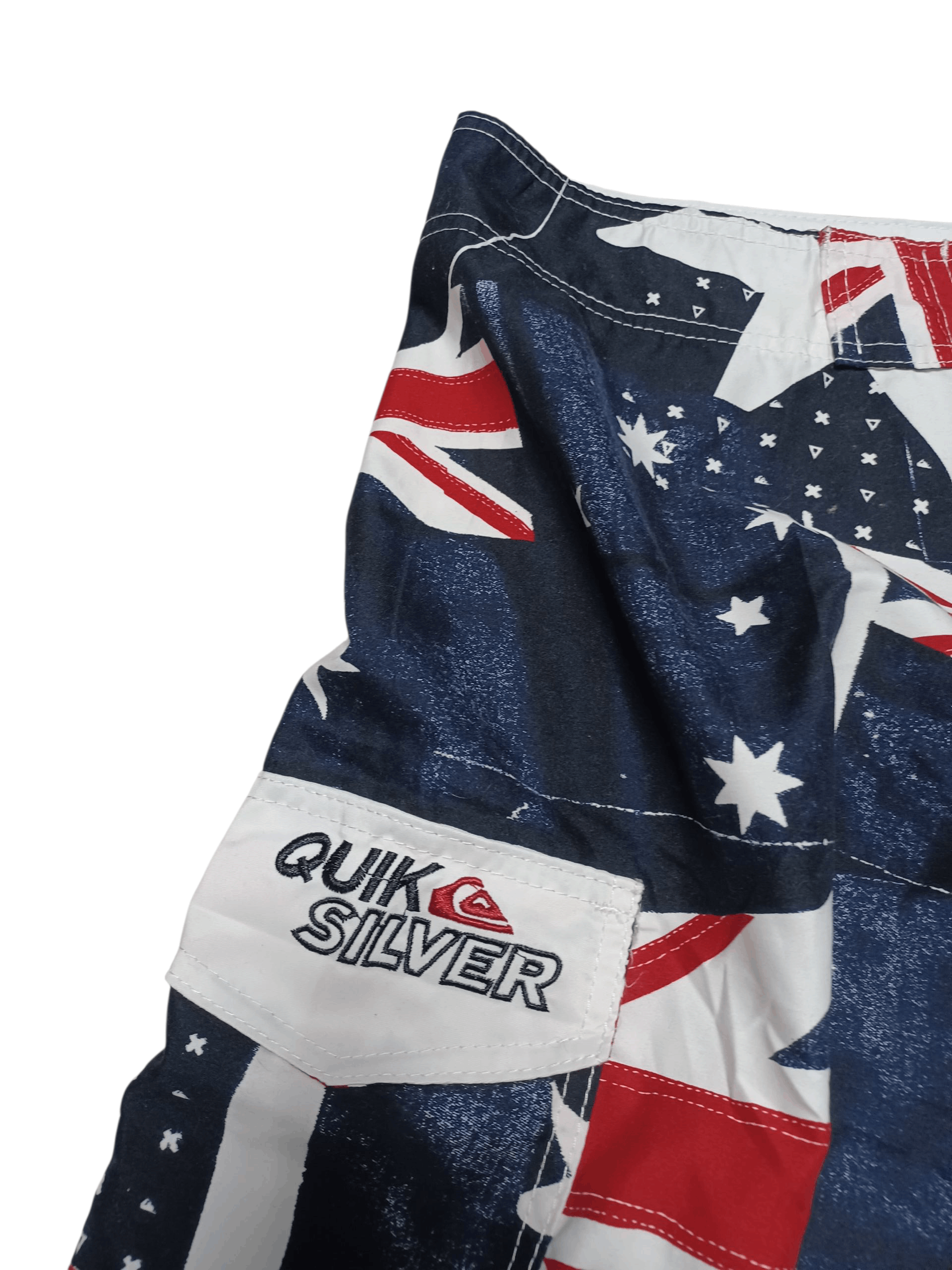Quiksilver QUIKSILVER VINTAGE AUSTRALIAN FLAG FIRE SURF SHORTS SK8 Size US 38 / EU 54 - 2 Thumbnail