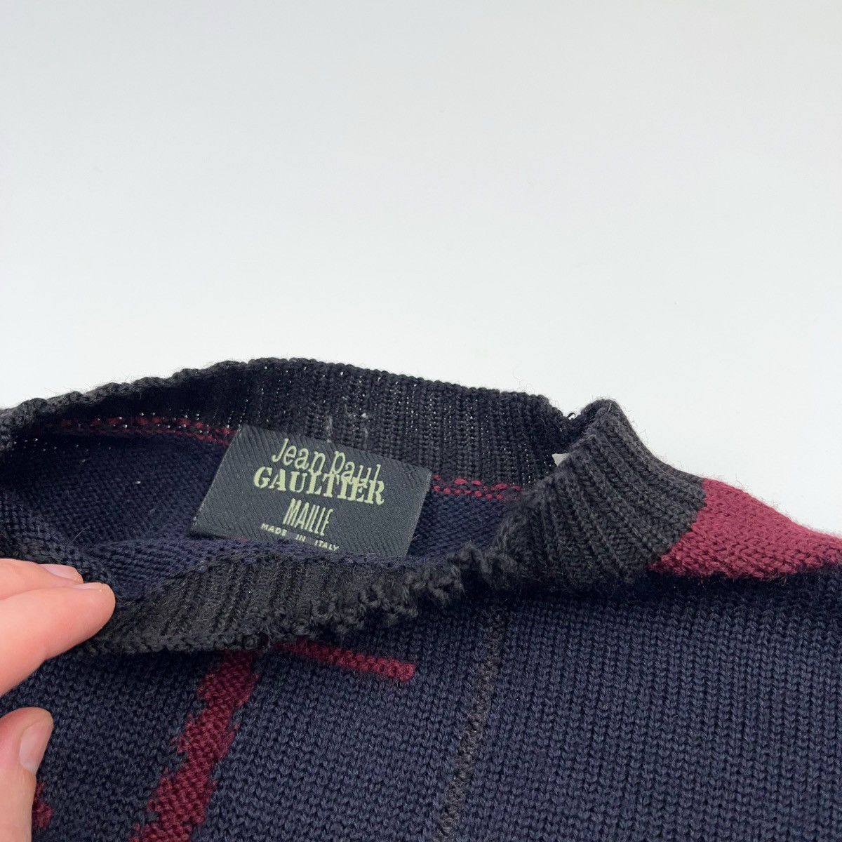 Jean Paul Gaultier Jean Paul Gaultier Vintage Knit Sweater Anchor Archive Size US XL / EU 56 / 4 - 14 Thumbnail