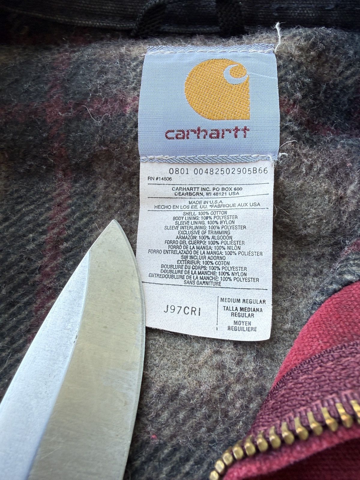 Carhartt J97 CRI Medium Detroit Size US M / EU 48-50 / 2 - 2 Thumbnail