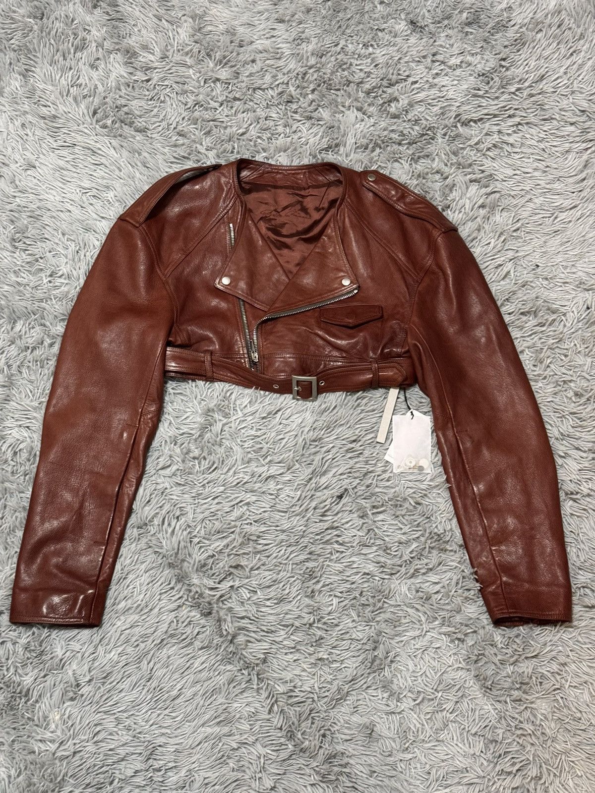 Rick Owens Rick Owens 24ss leather jacket Size US M / EU 48-50 / 2 - 1 Thumbnail