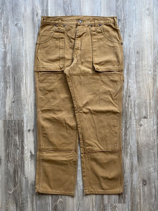 Vintage Khaki Sun Faded Dickies Carpenter Pants, Grailed