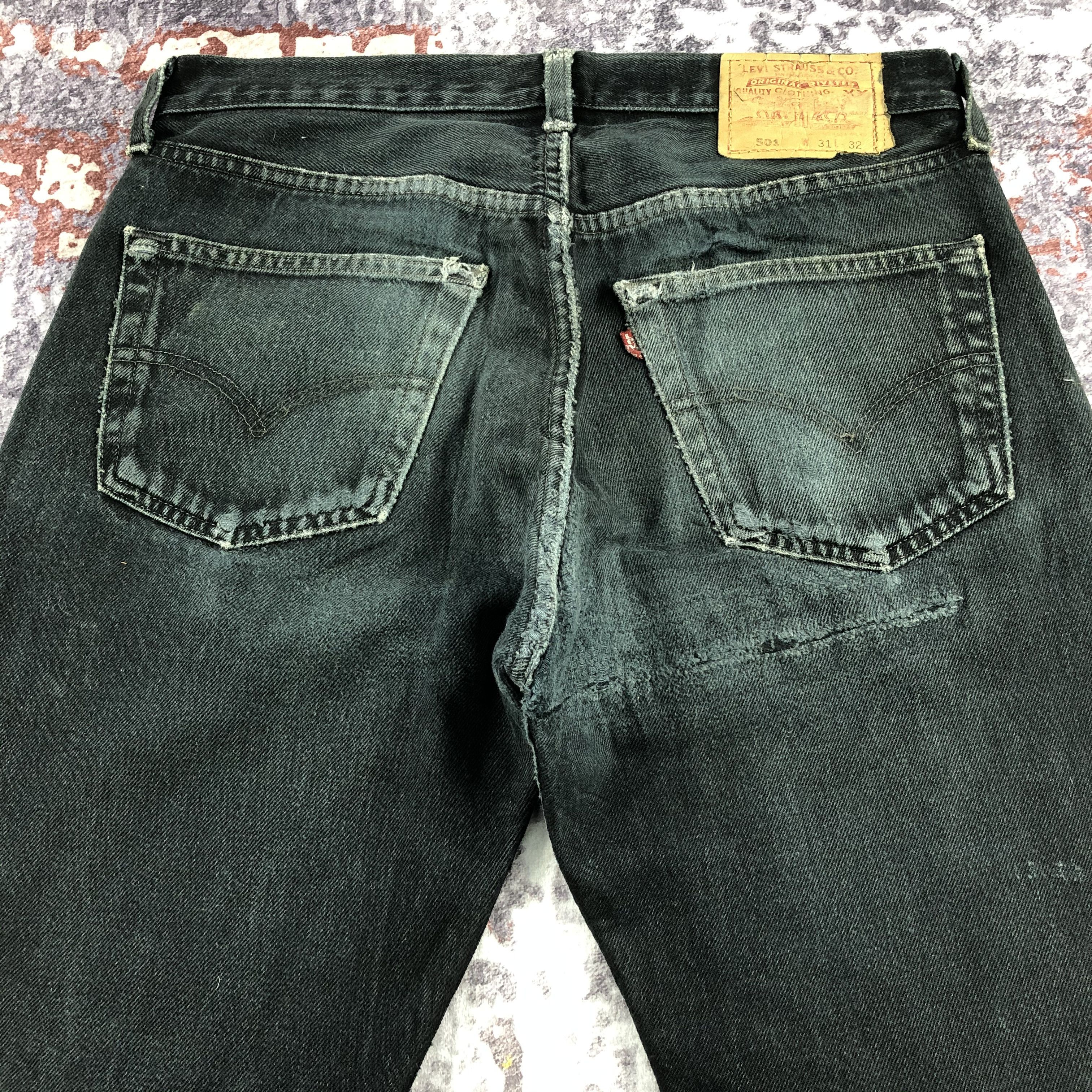 Levi's Vintage 90s Levis 501 Earth Tone Jeans-JM2340 Size US 32 / EU 48 - 5 Thumbnail