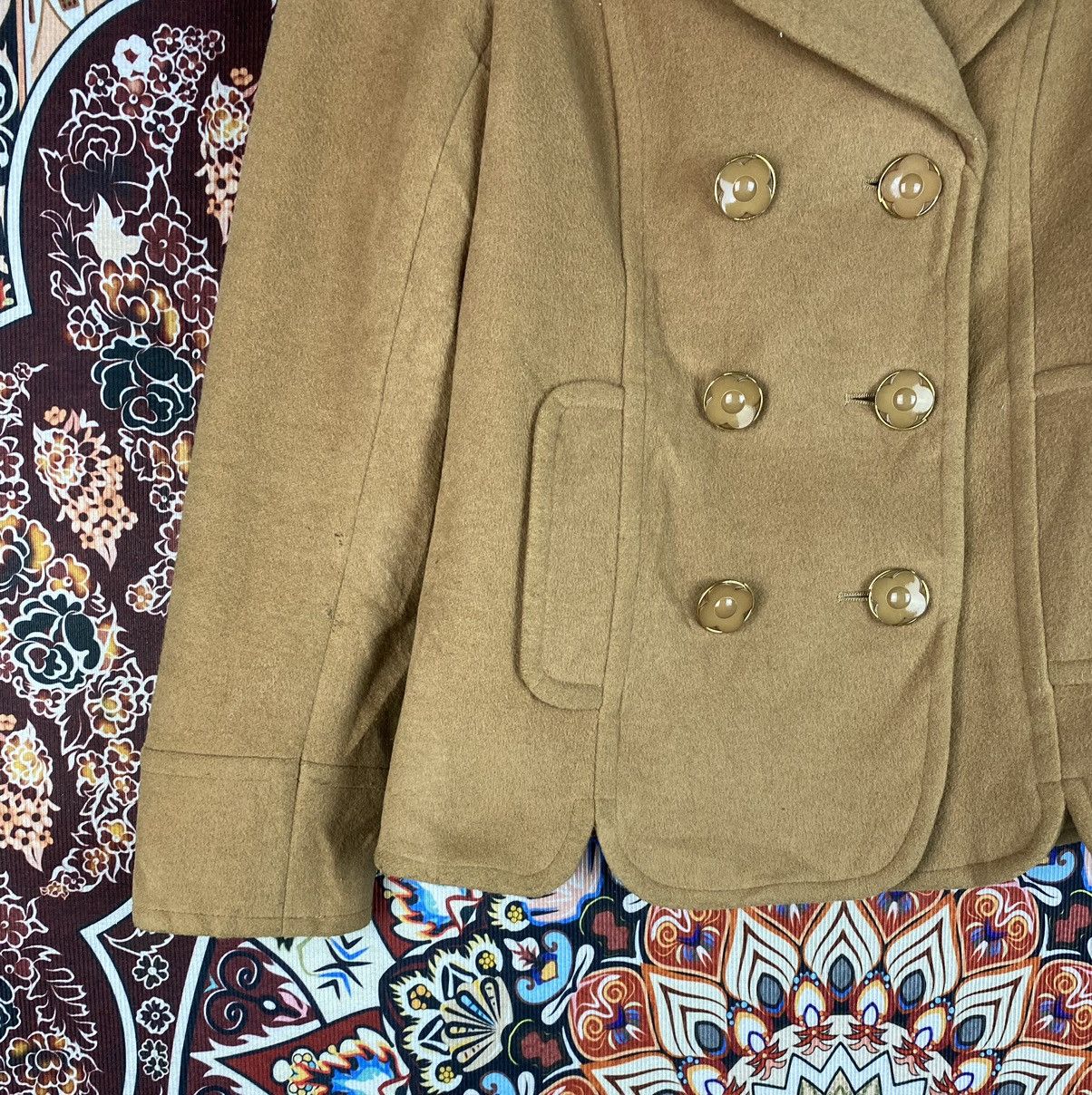 Anna Sui × Designer × Japanese Brand Anna Sui Double Breast Wool Coat Size S / US 4 / IT 40 - 4 Thumbnail