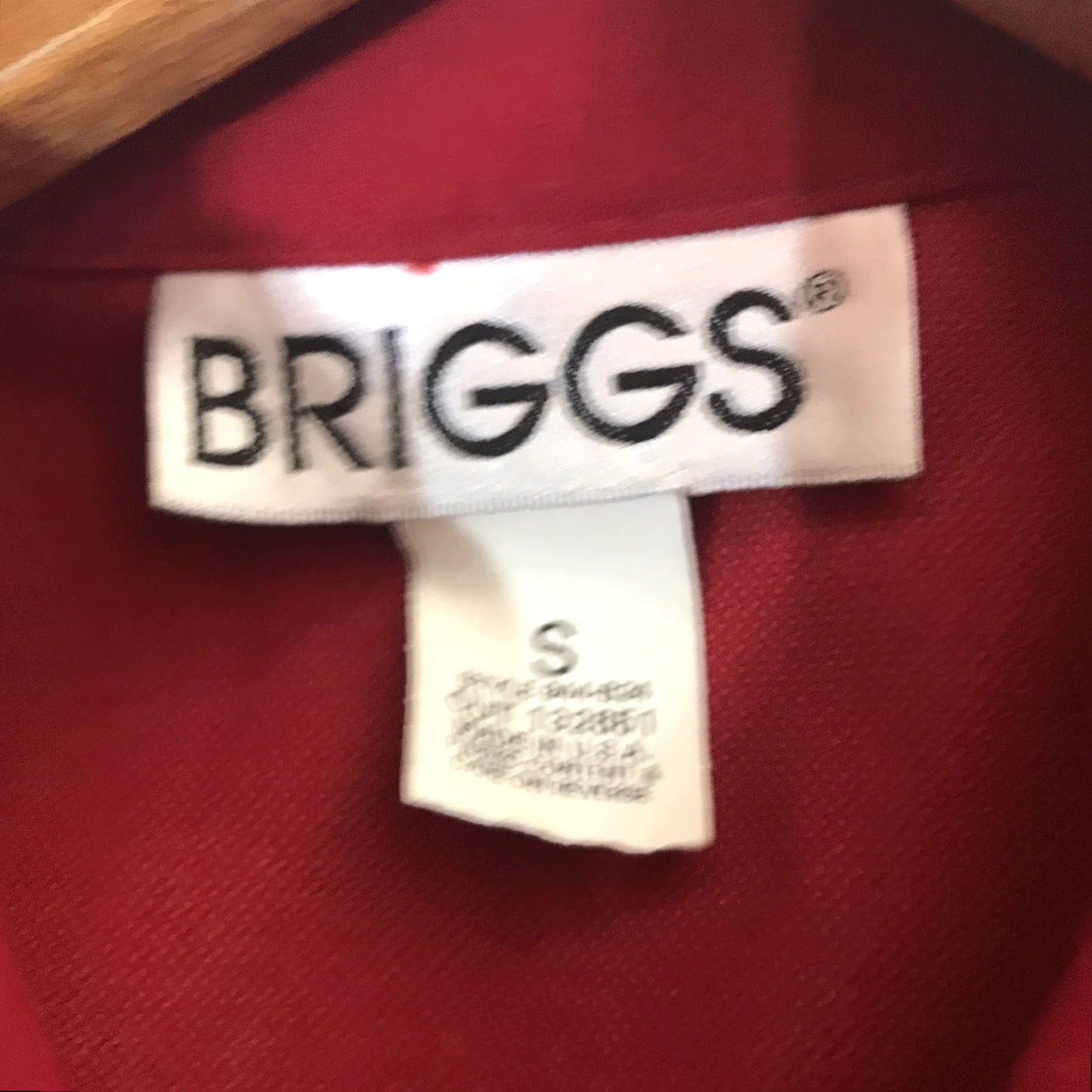 Vintage Vintage Briggs Red Full Button Lightweight Dress Jacket Womens Size S USA Size S / US 4 / IT 40 - 7 Thumbnail