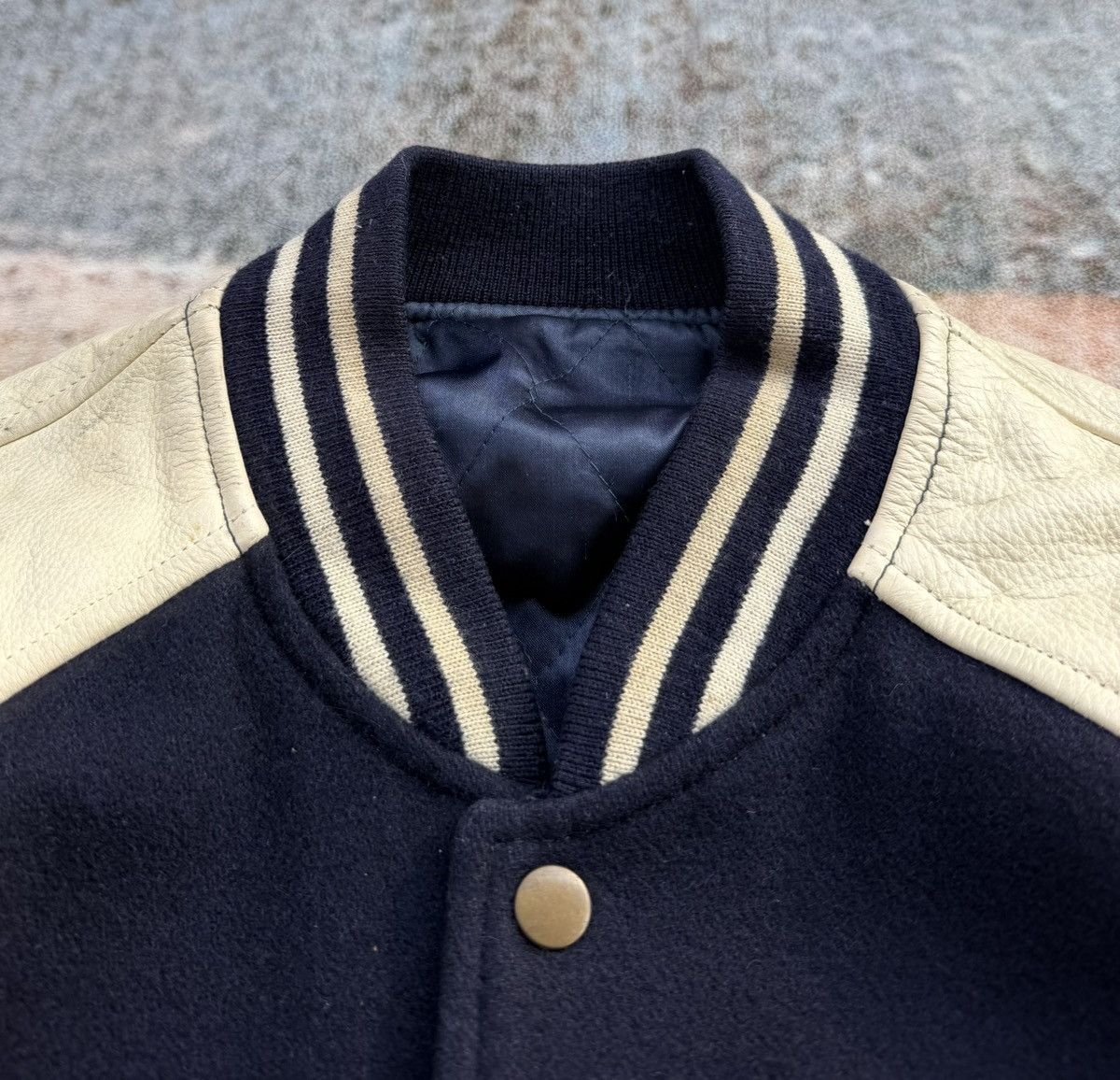 Vintage Vintage Kearney House Varsity Jacket Wool Leather Patchwork Size US M / EU 48-50 / 2 - 15 Thumbnail