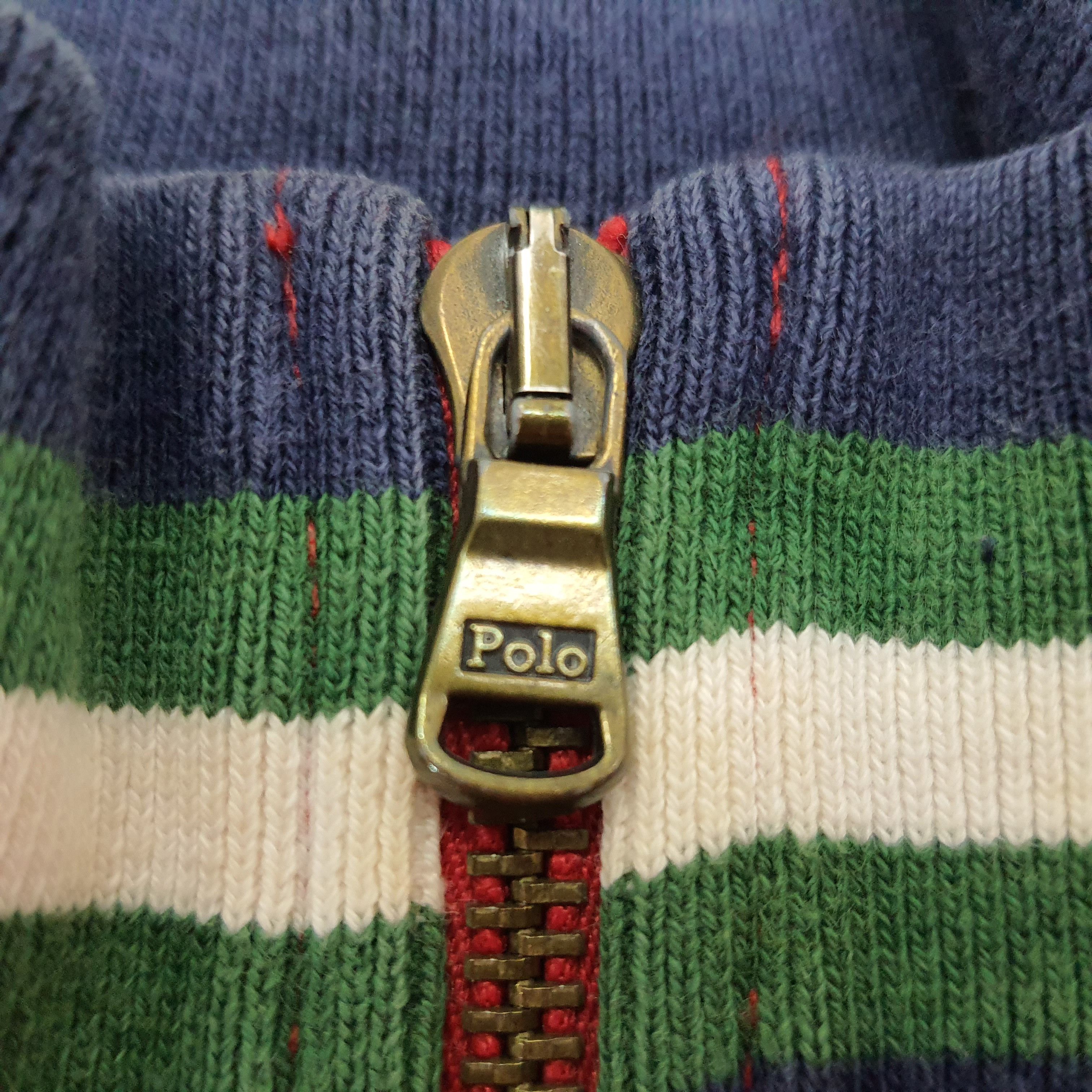 Polo Ralph Lauren Vintage POLO Ralph Lauren Embroidery Logo Zipper Sweatshirt Size US XL / EU 56 / 4 - 6 Thumbnail
