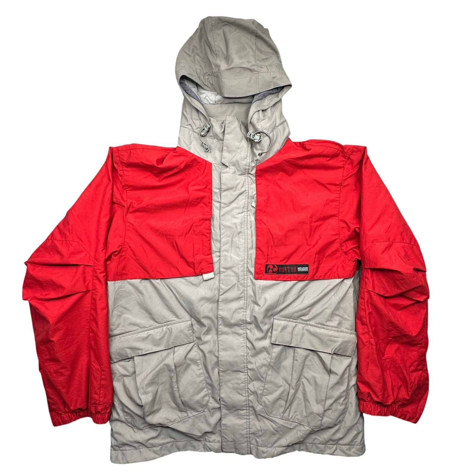Burton Vintage Burton Ronin Two Tone Gray Red Ski Jacket Men