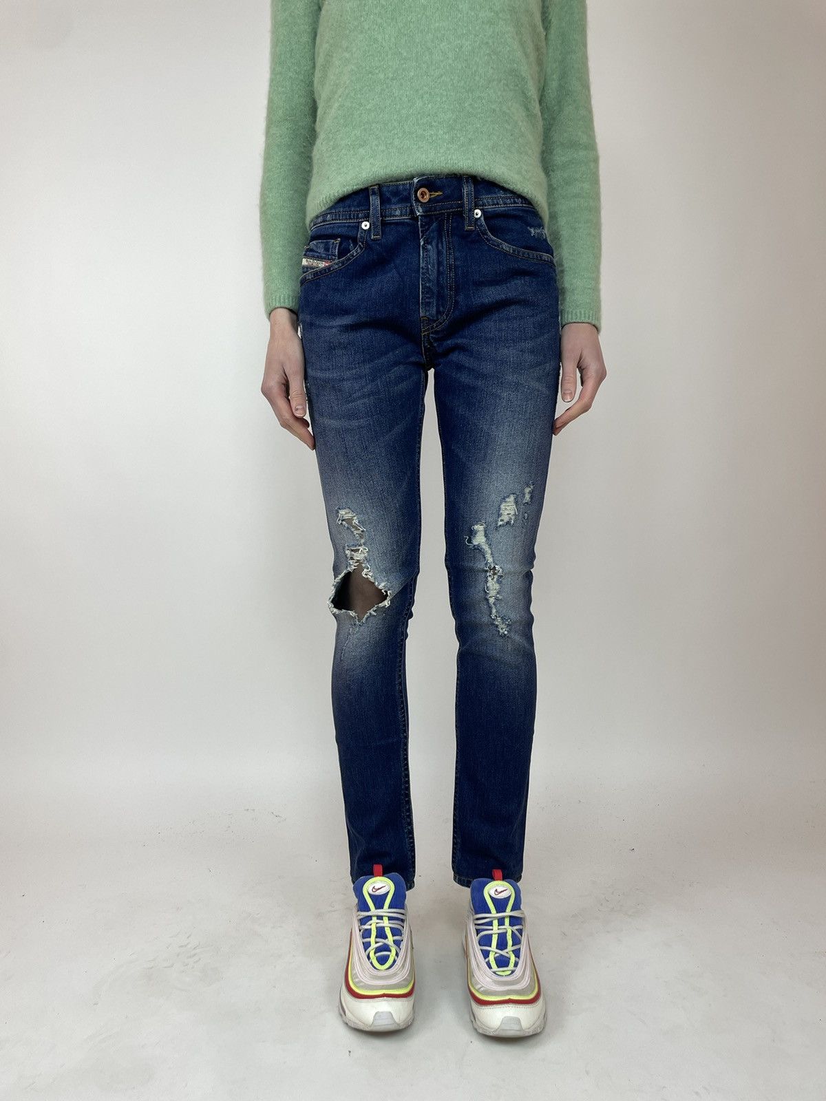 Designer × Diesel Diesel jeans THOMMER Slim-Skinny Womens size W28 L32 Size 28" / US 6 / IT 42 - 1 Thumbnail