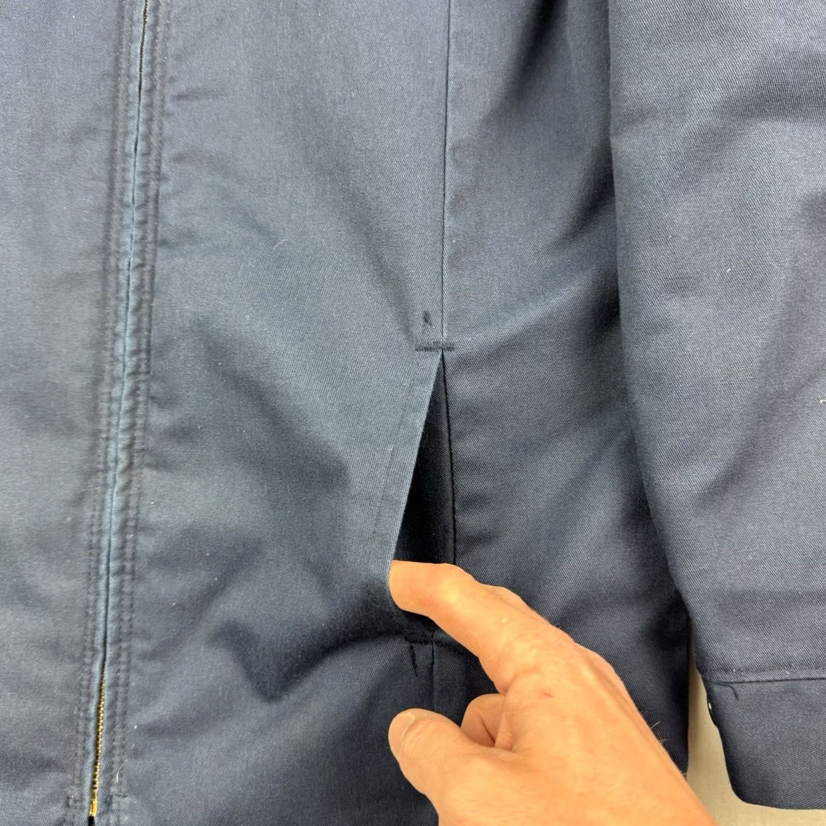 Red Kap VINTAGE Red Kap Jacket Mens M Full Zip Pocket Cotton Blend Blue 1970s Workwear Quilted Size US M / EU 48-50 / 2 - 2 Thumbnail
