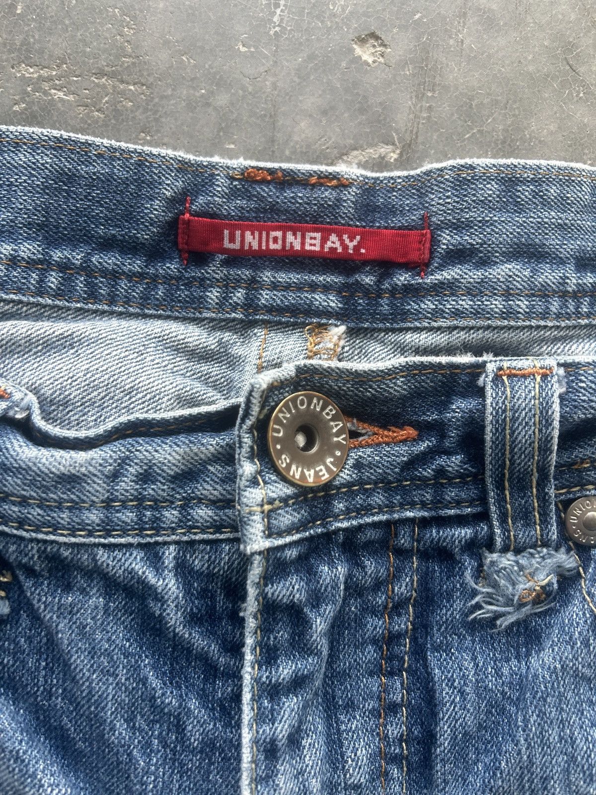 UNIONBAY × Vintage Vintage Y2K Unionbay Denim Jeans 31x30 Straight Fit Size US 31 - 4 Thumbnail