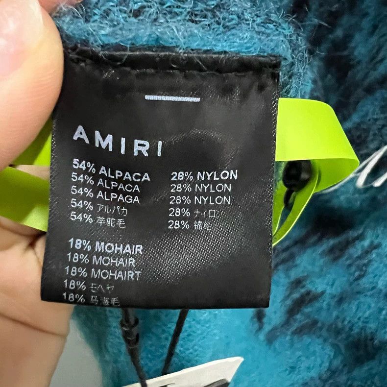 Amiri Amiri Animal Print V-Neck Knit Cardigan Size US M / EU 48-50 / 2 - 4 Thumbnail