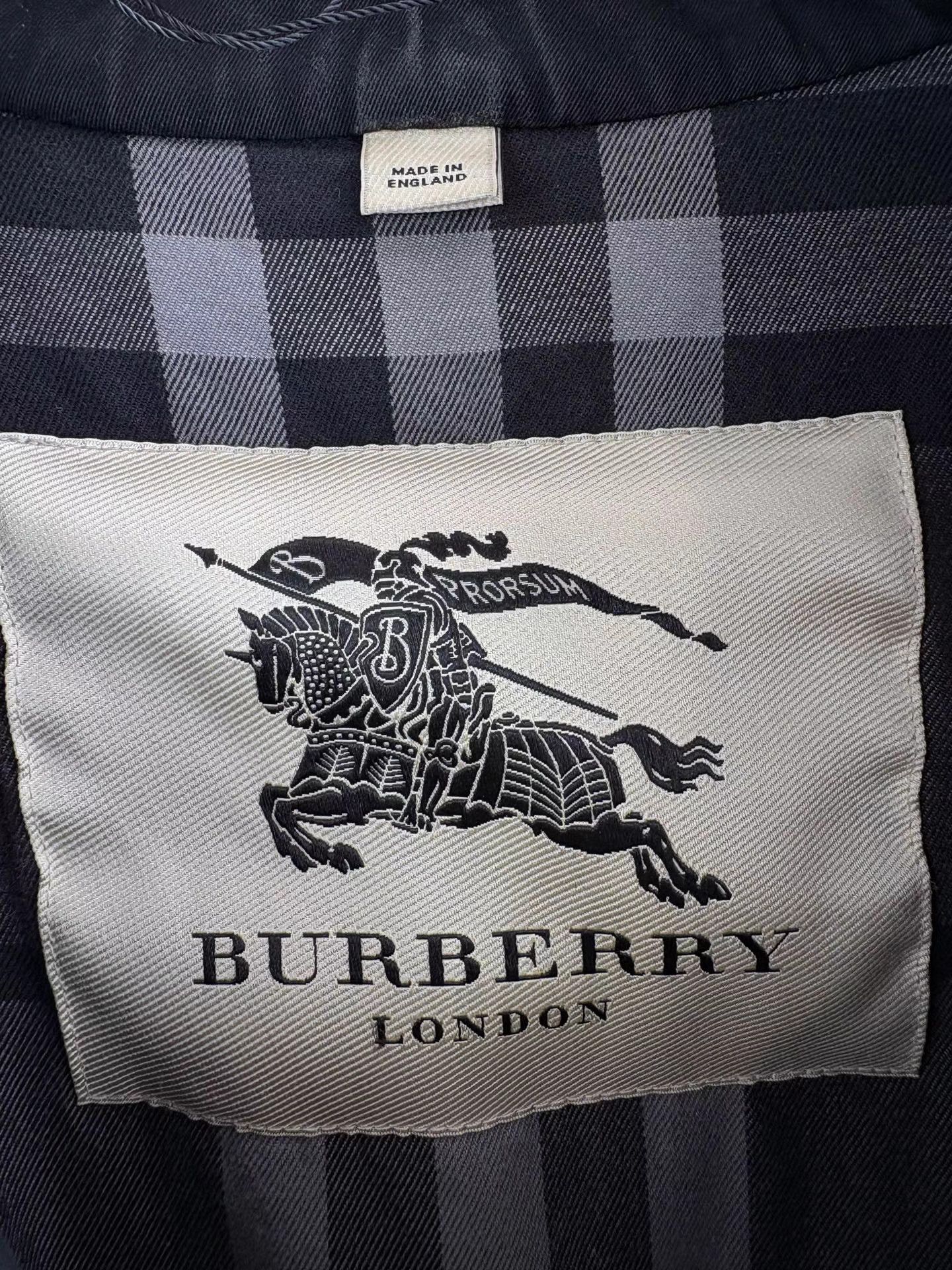 Burberry BURBERRY Black Double-Breasted Trench Coat Size US M / EU 48-50 / 2 - 4 Thumbnail