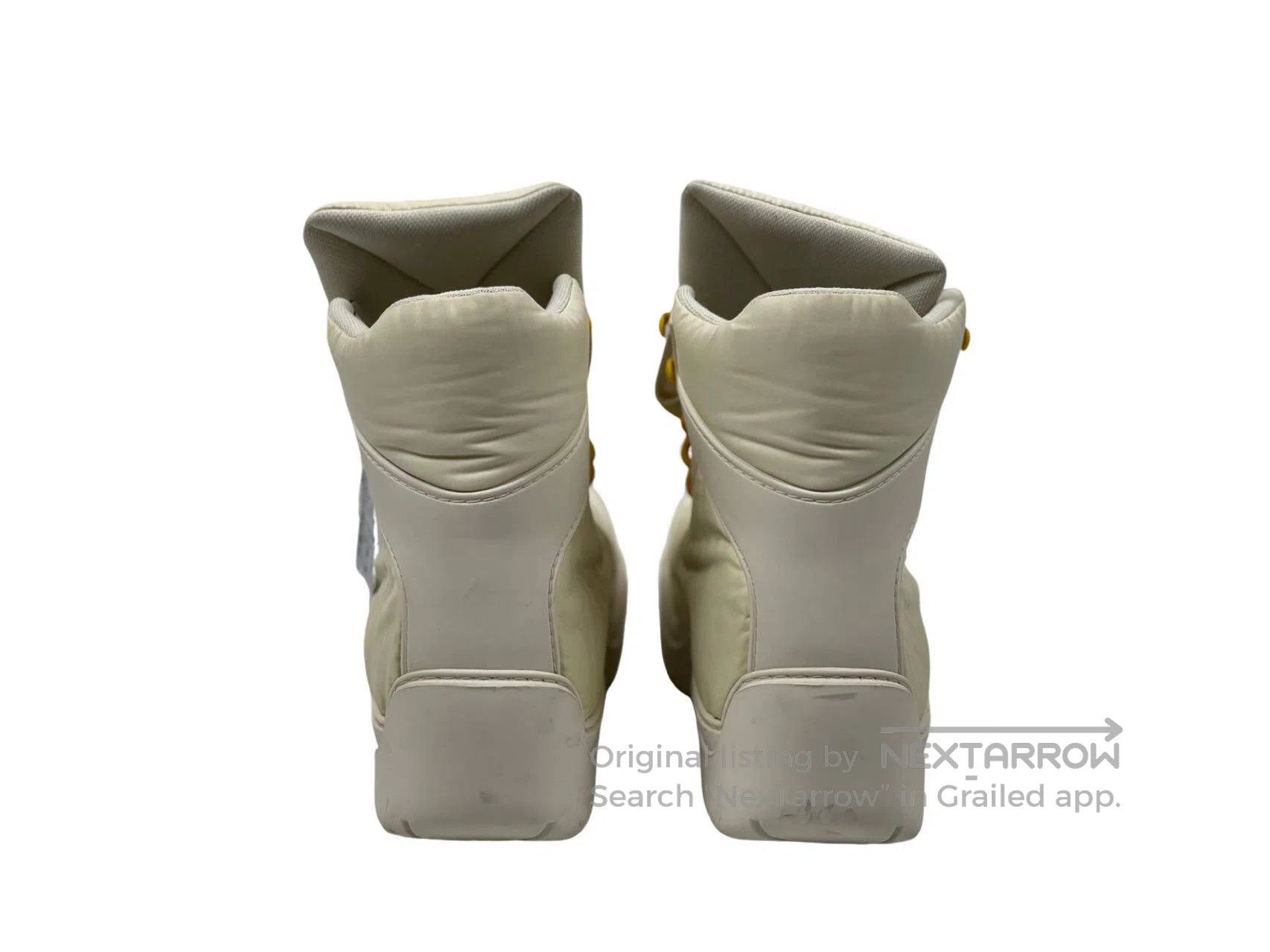 Bottega Veneta Bottega Veneta Mountaineering Boots White and Yellow Color Size US 11 / EU 44 - 4 Thumbnail