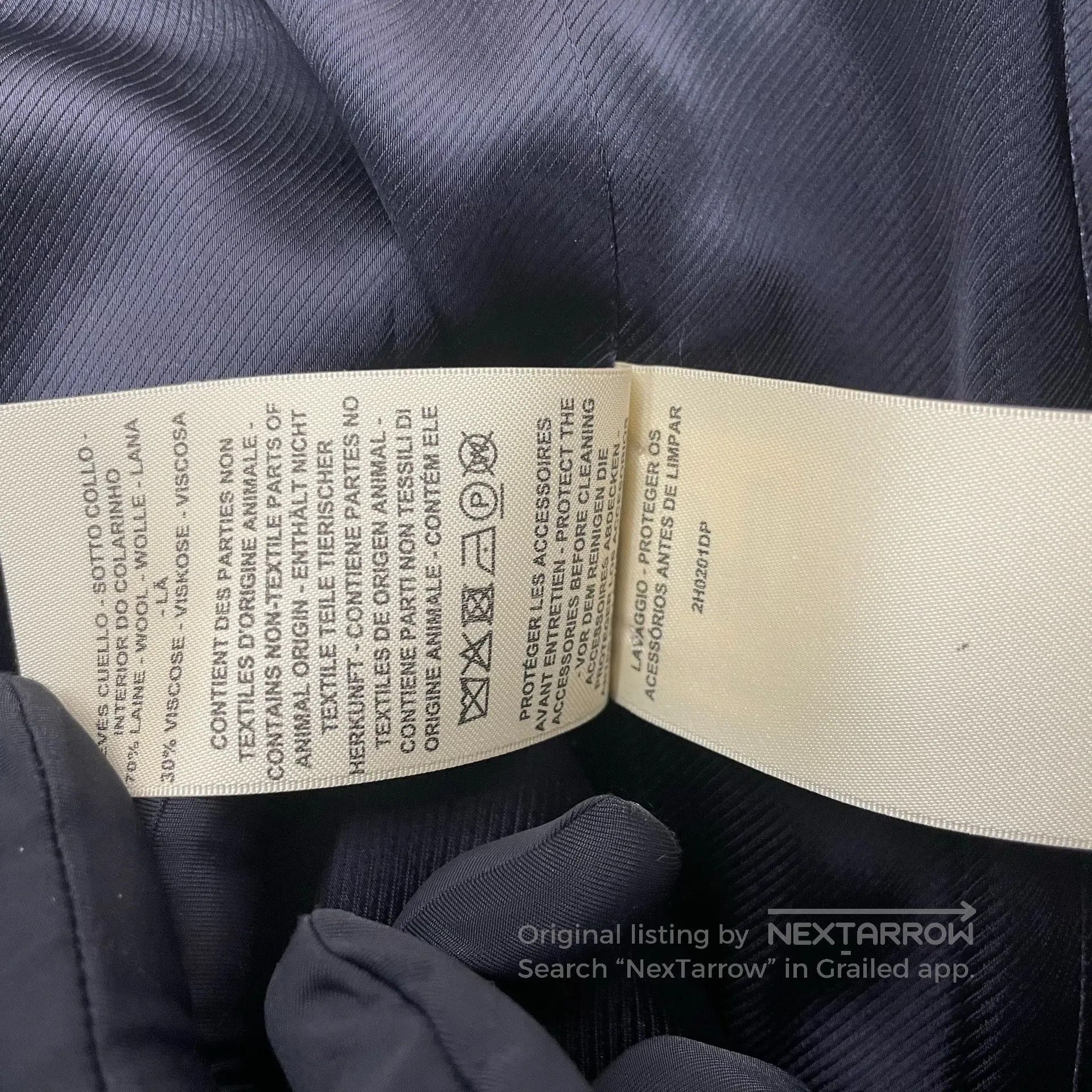 Hermes Hermes Black Coat Suit Jacket Size 36| Size XS / US 0-2 / IT 36-38 - 5 Thumbnail