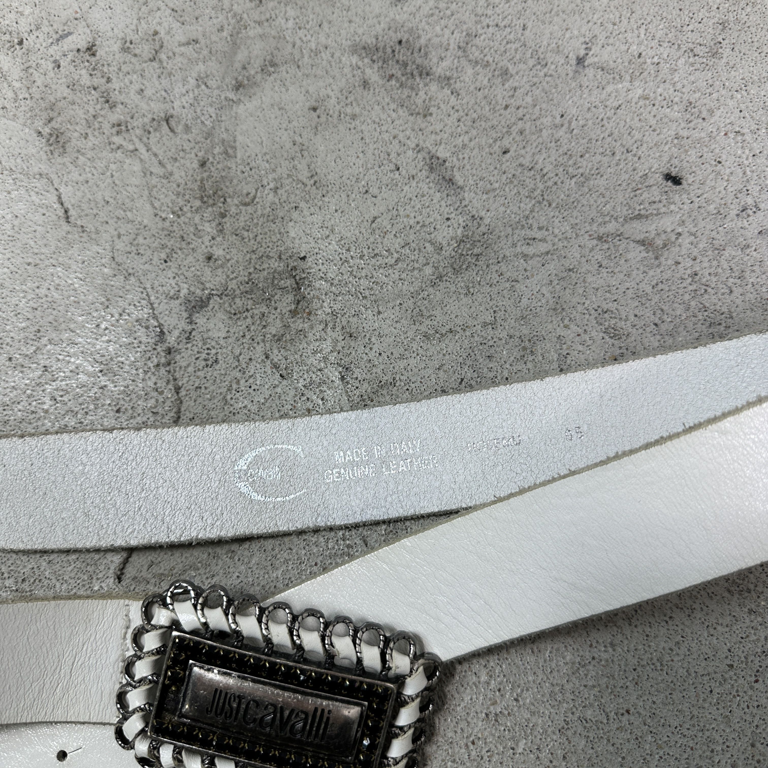 Roberto Cavalli Vintage Avant Garde Grunge Leather Roberto Cavalli Belt 00s Size ONE SIZE - 3 Thumbnail