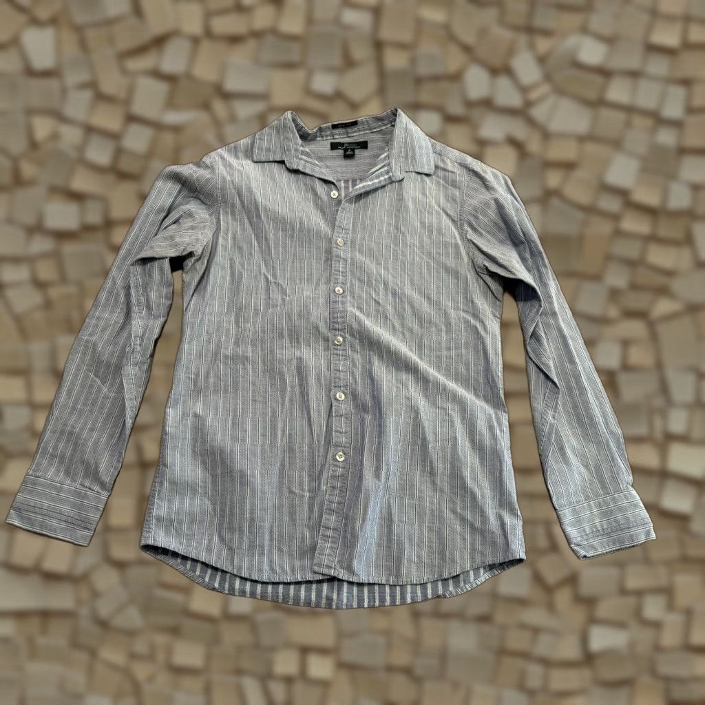 Marcs Marc Anthony Shirt Men’s Size M Blue Long Sleeve Button-Up Shirt Size US M / EU 48-50 / 2 - 1 Thumbnail
