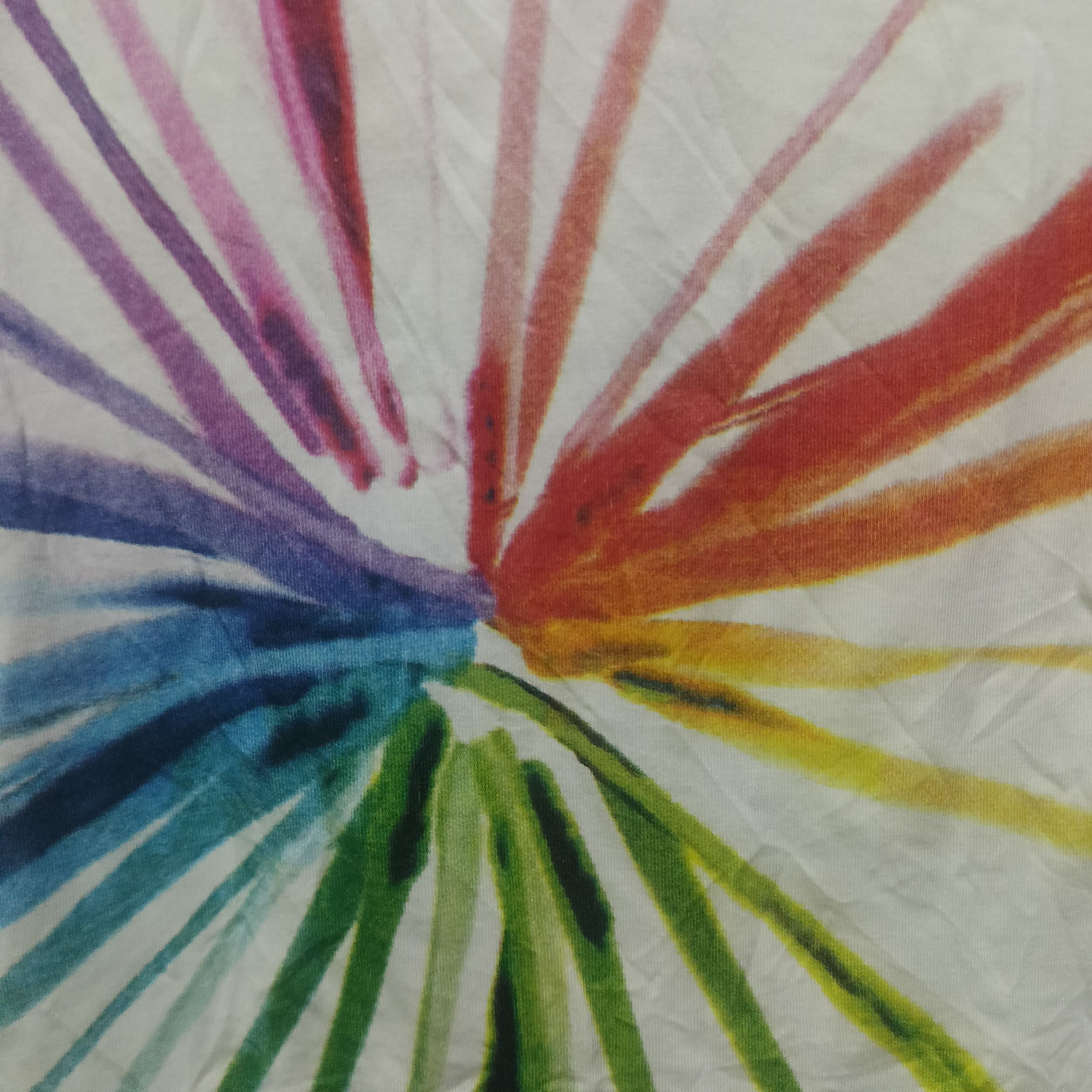 Jean Paul Gaultier Junior Gaultier Tie dye rainbow design stretch t shirt Size XS / US 0-2 / IT 36-38 - 3 Thumbnail