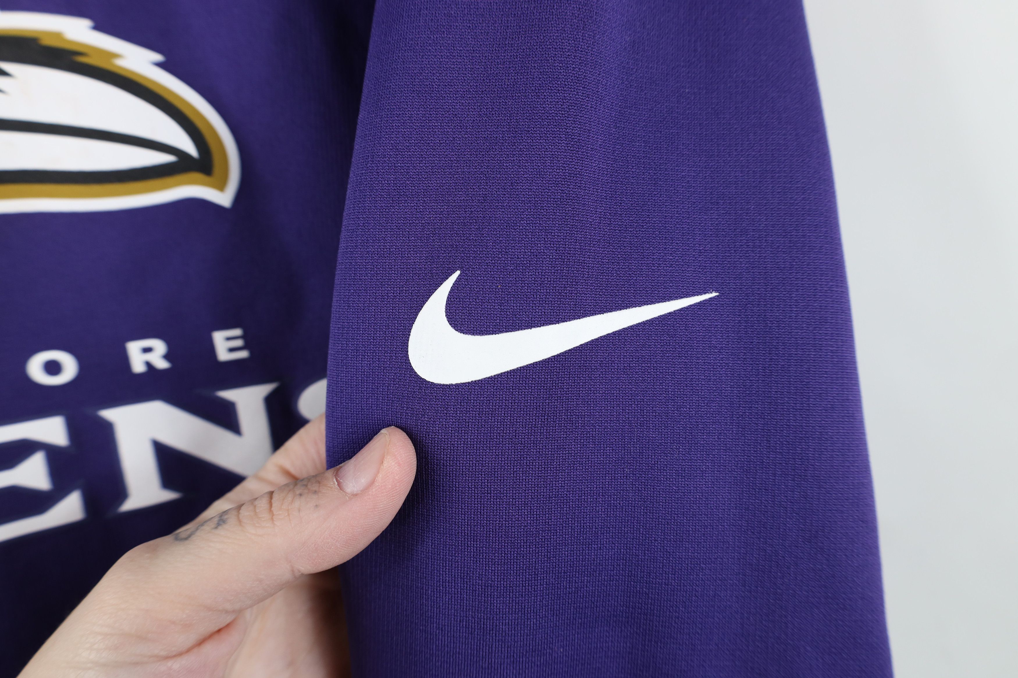 Nike Nike On Field Ravens Football Crewneck Sweatshirt Purple Size US M / EU 48-50 / 2 - 4 Thumbnail