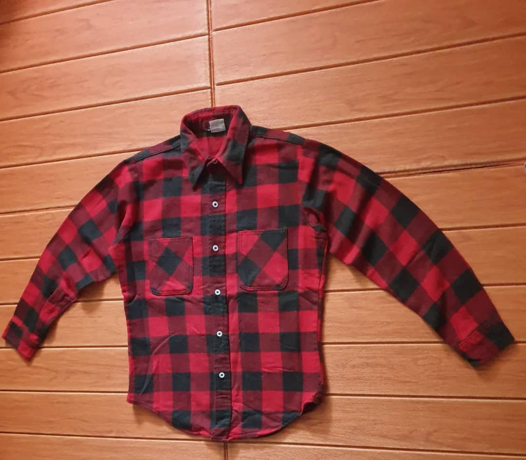 Big Mac 💥Big Mac Checkered red retro chambray shirt Size US M / EU 48-50 / 2 - 3 Thumbnail