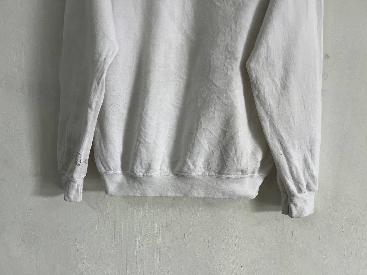 Japanese Brand Gildan White Graphic Hoodie Size US M / EU 48-50 / 2 - 12 Thumbnail
